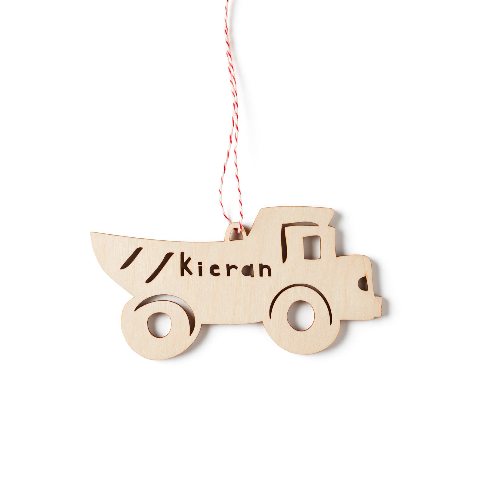 Dump Truck Construction Vehicles Custom Ornament