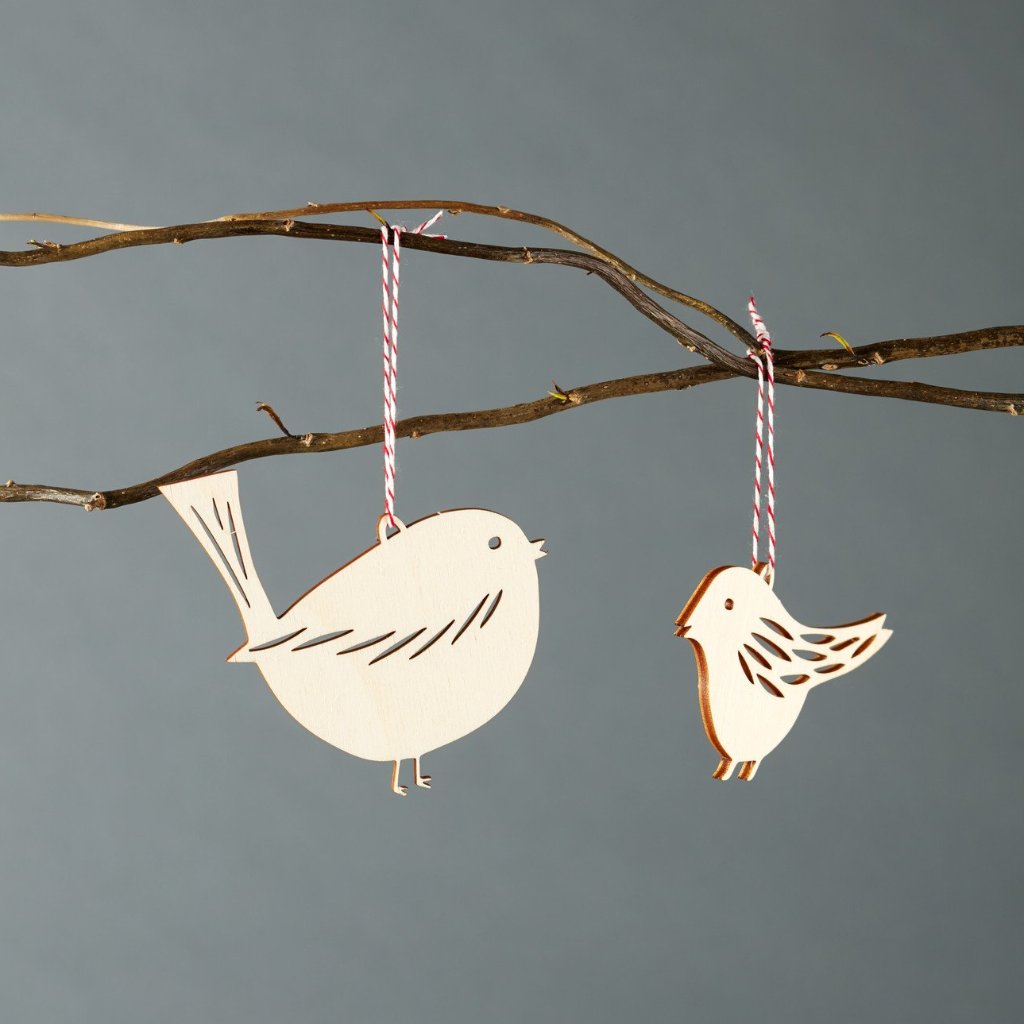 Cute Bird Ornaments