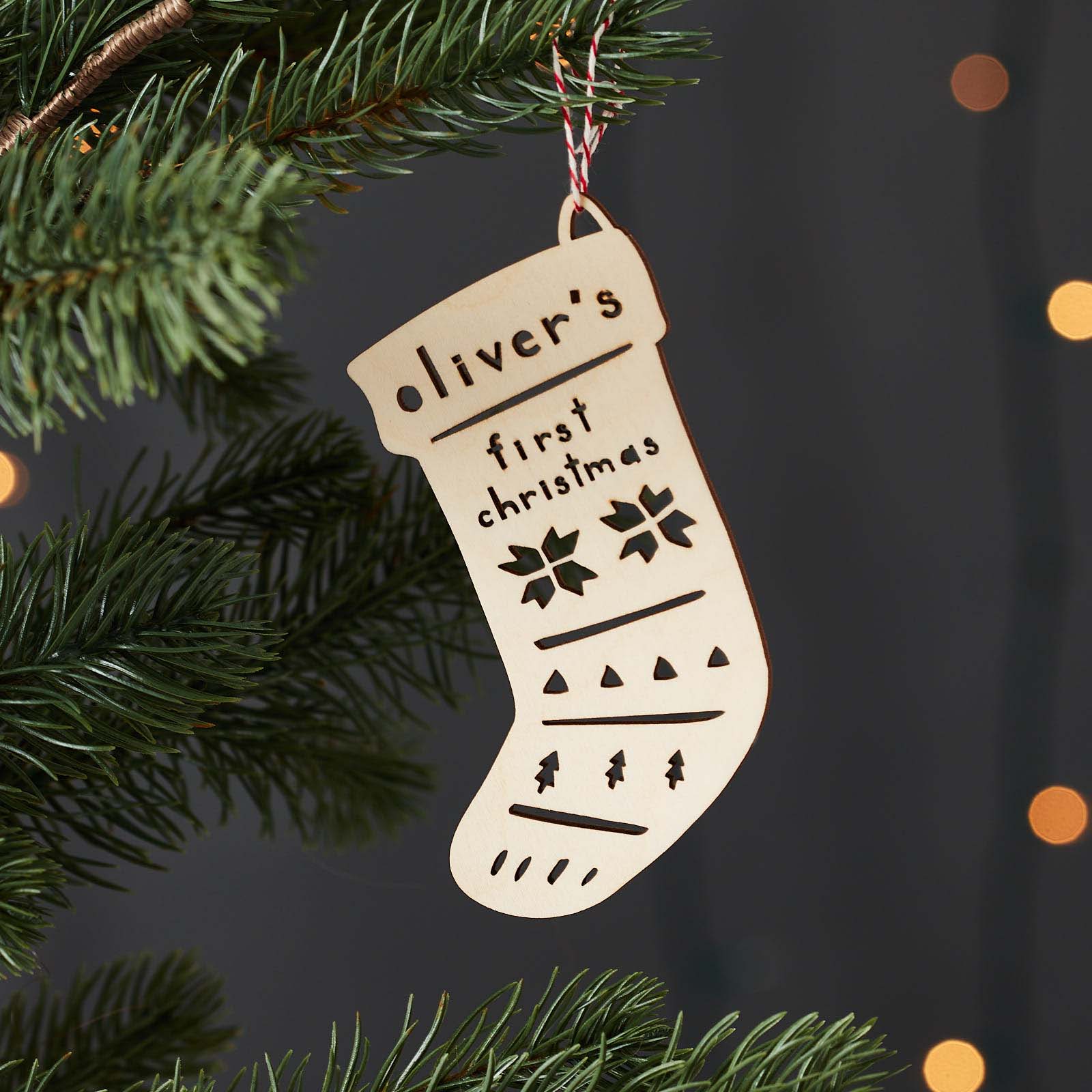 Custom Stocking Ornament