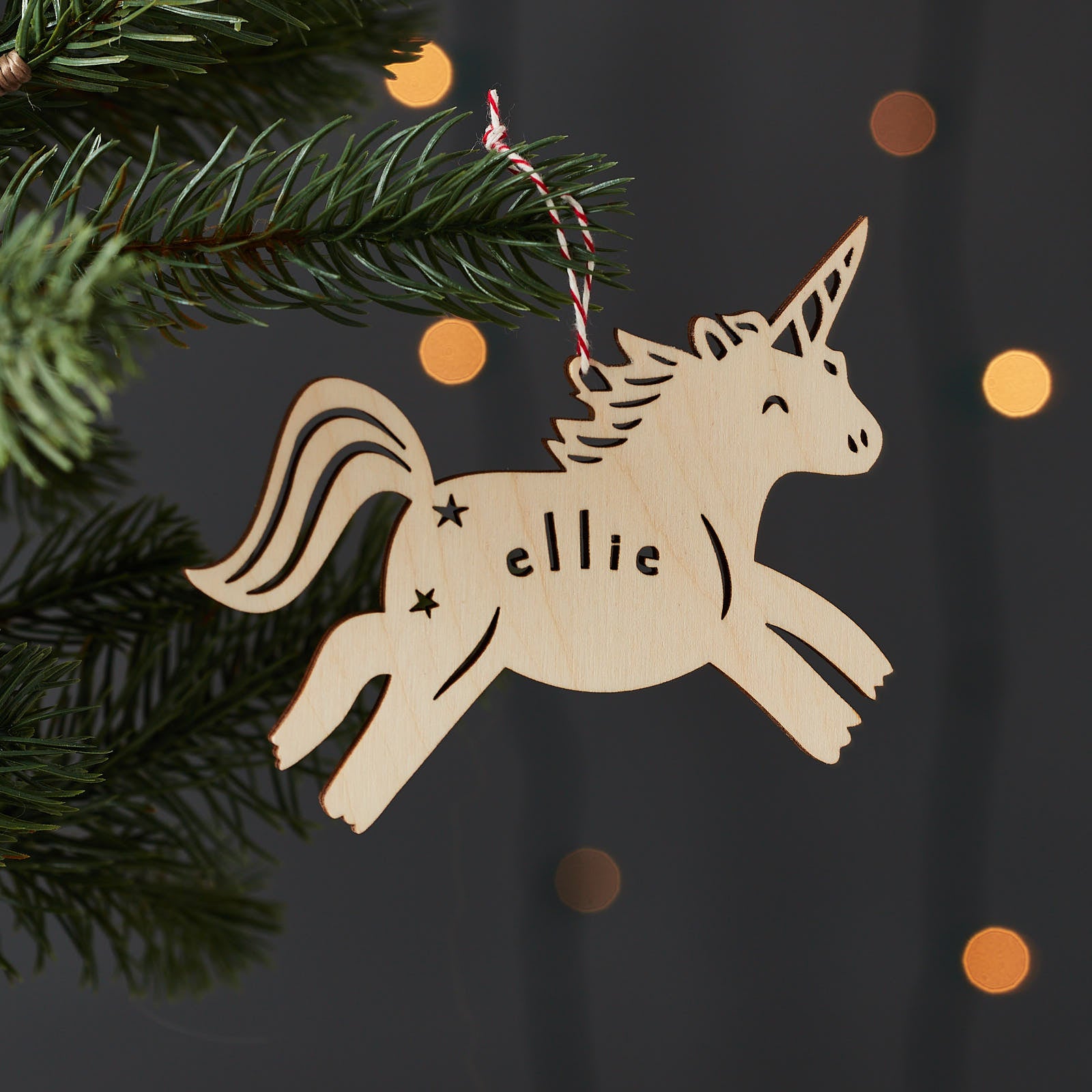 Unicorn Custom Ornament