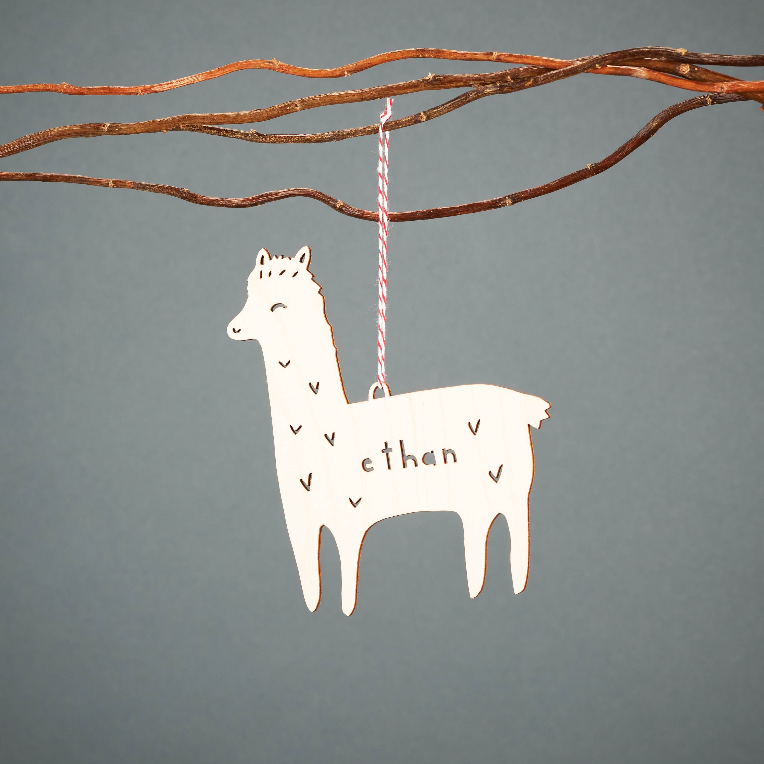 Custom Llama Ornament
