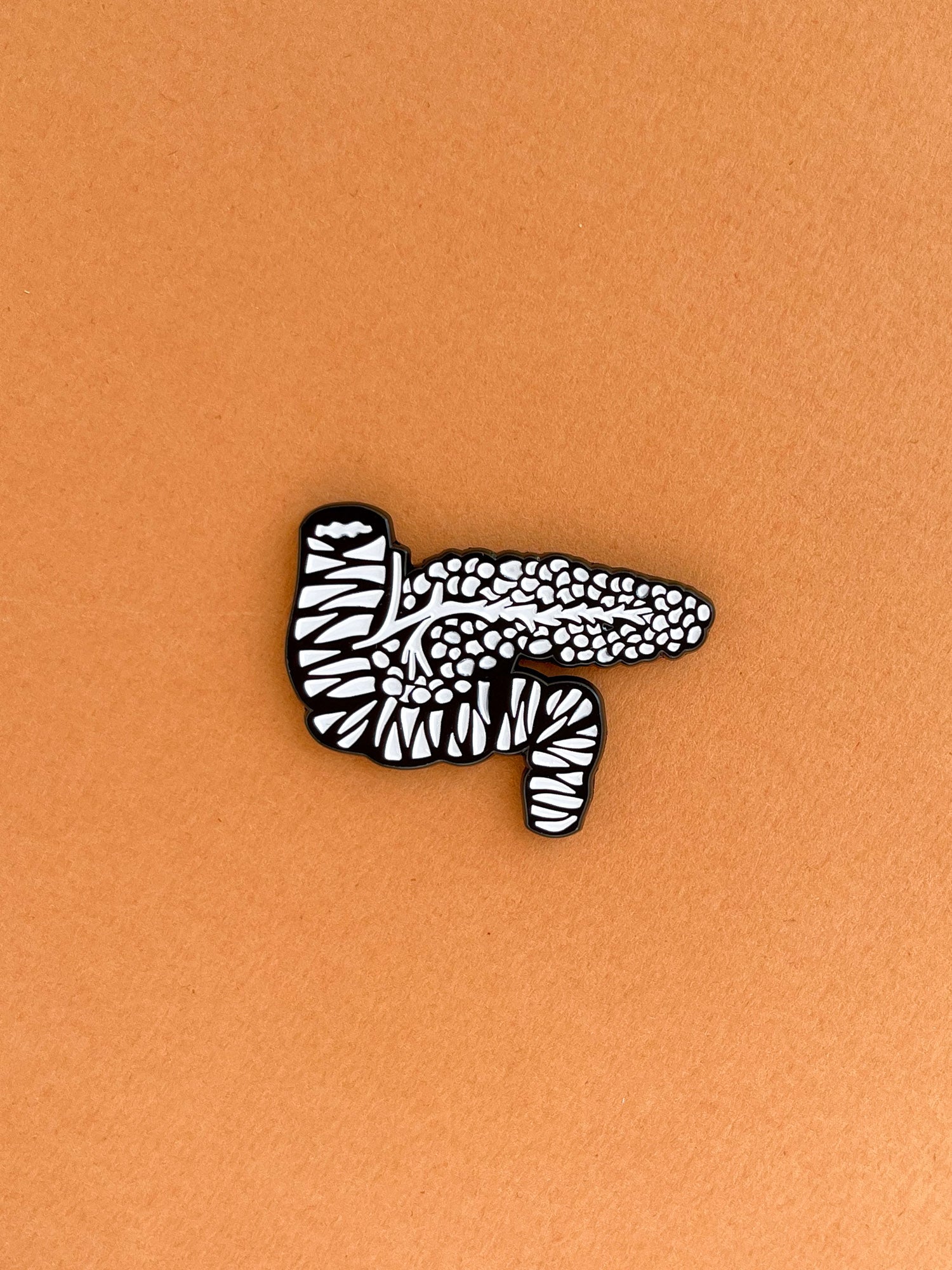 Pancreas Enamel Pin