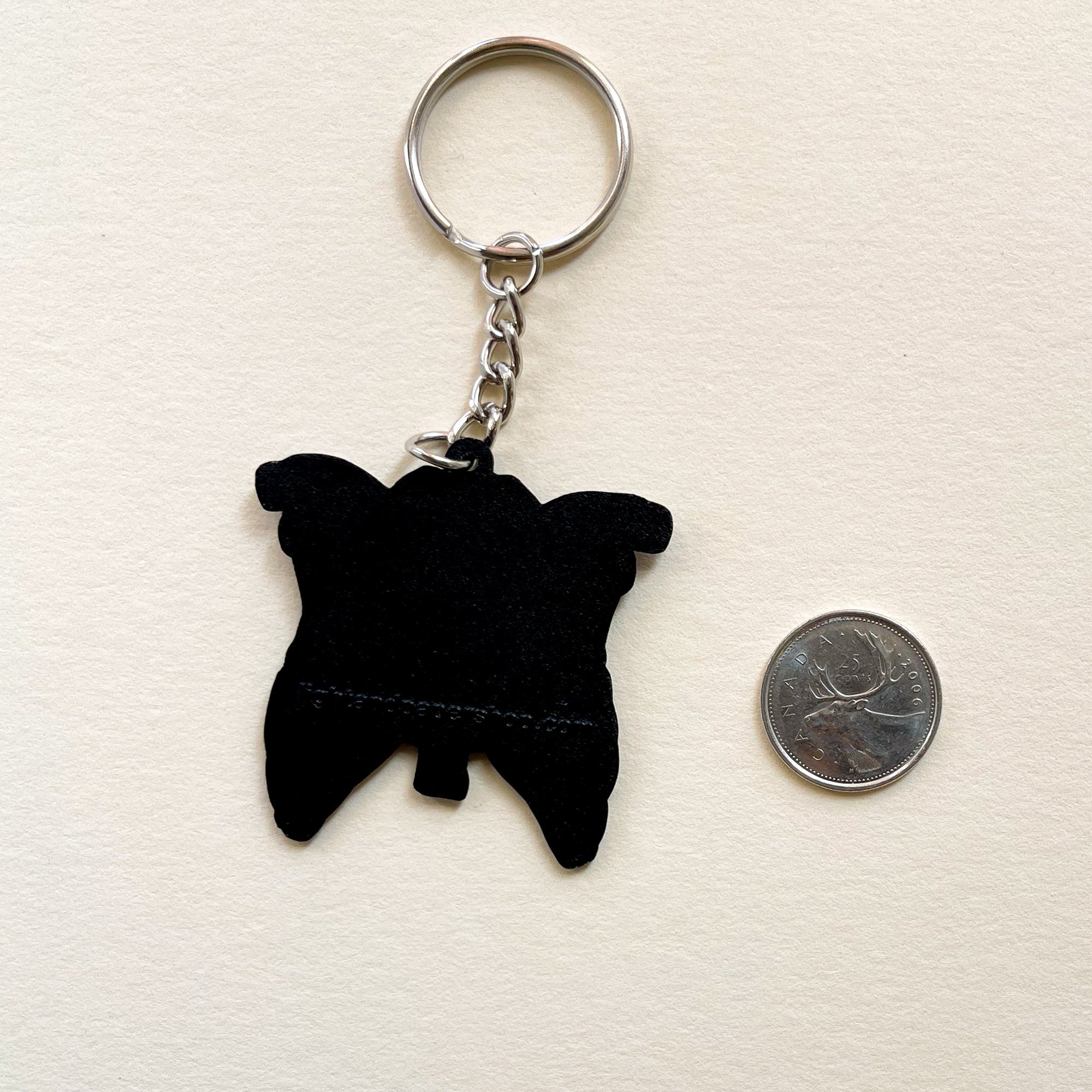 Ribcage Enamel Keychain