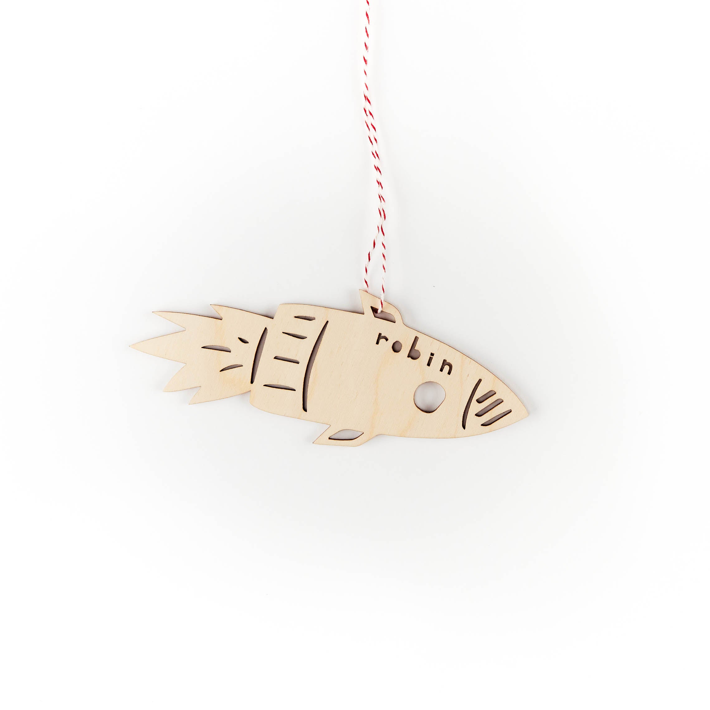 Custom Rocket Space Ship Ornament