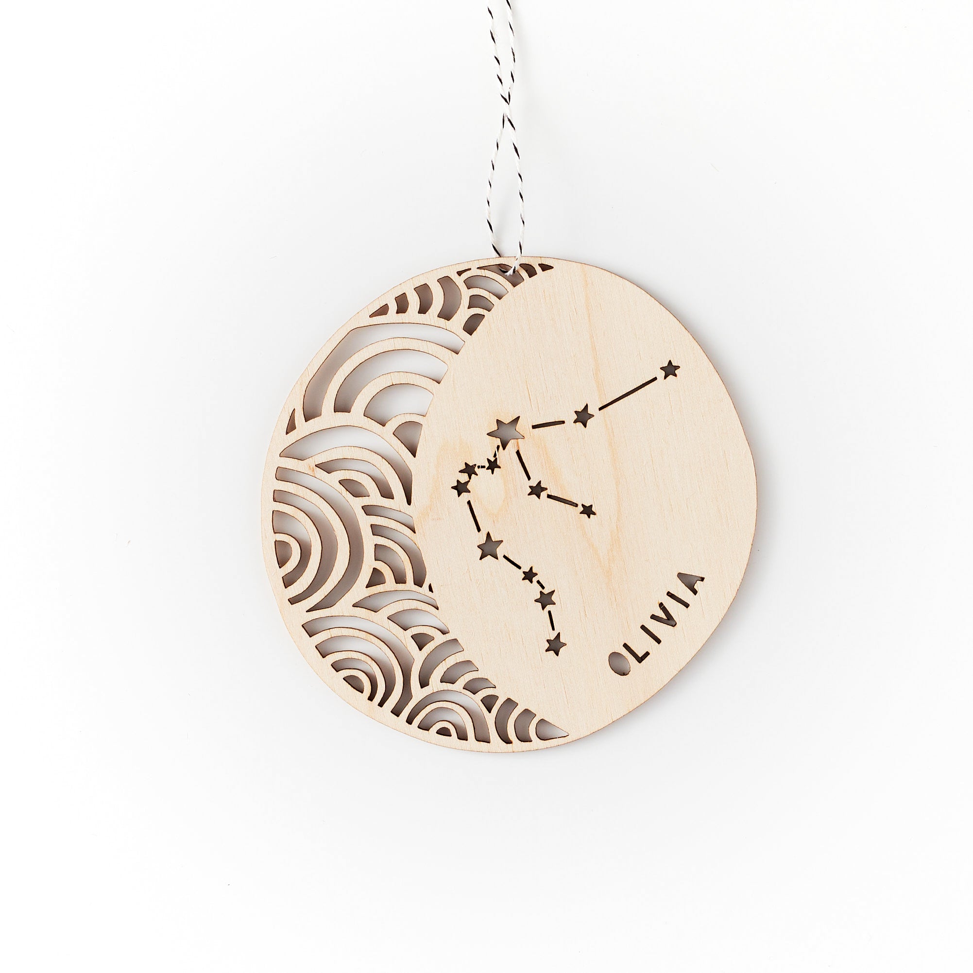 Aquarius Astrology Personalized Ornament