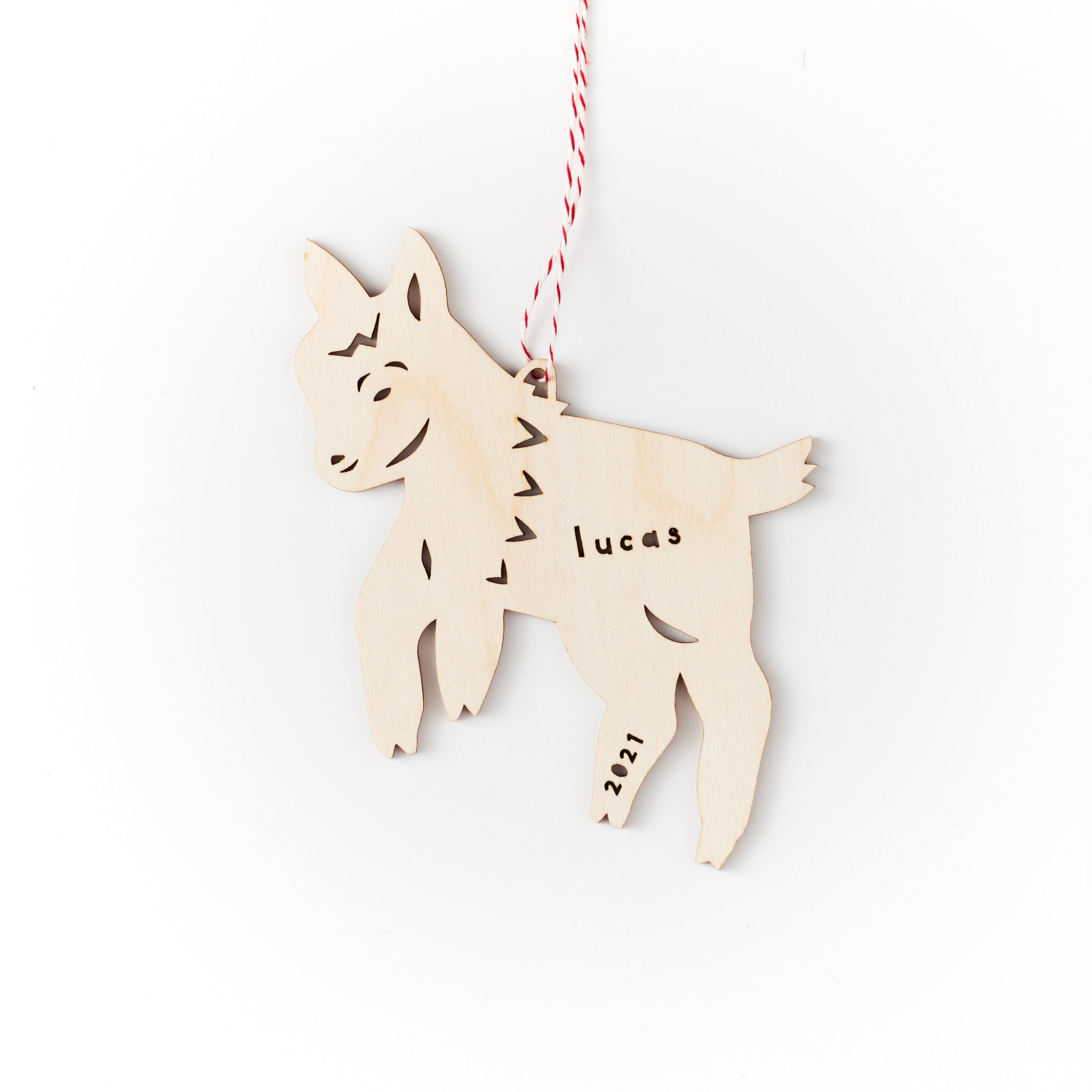 Custom Goat Ornament