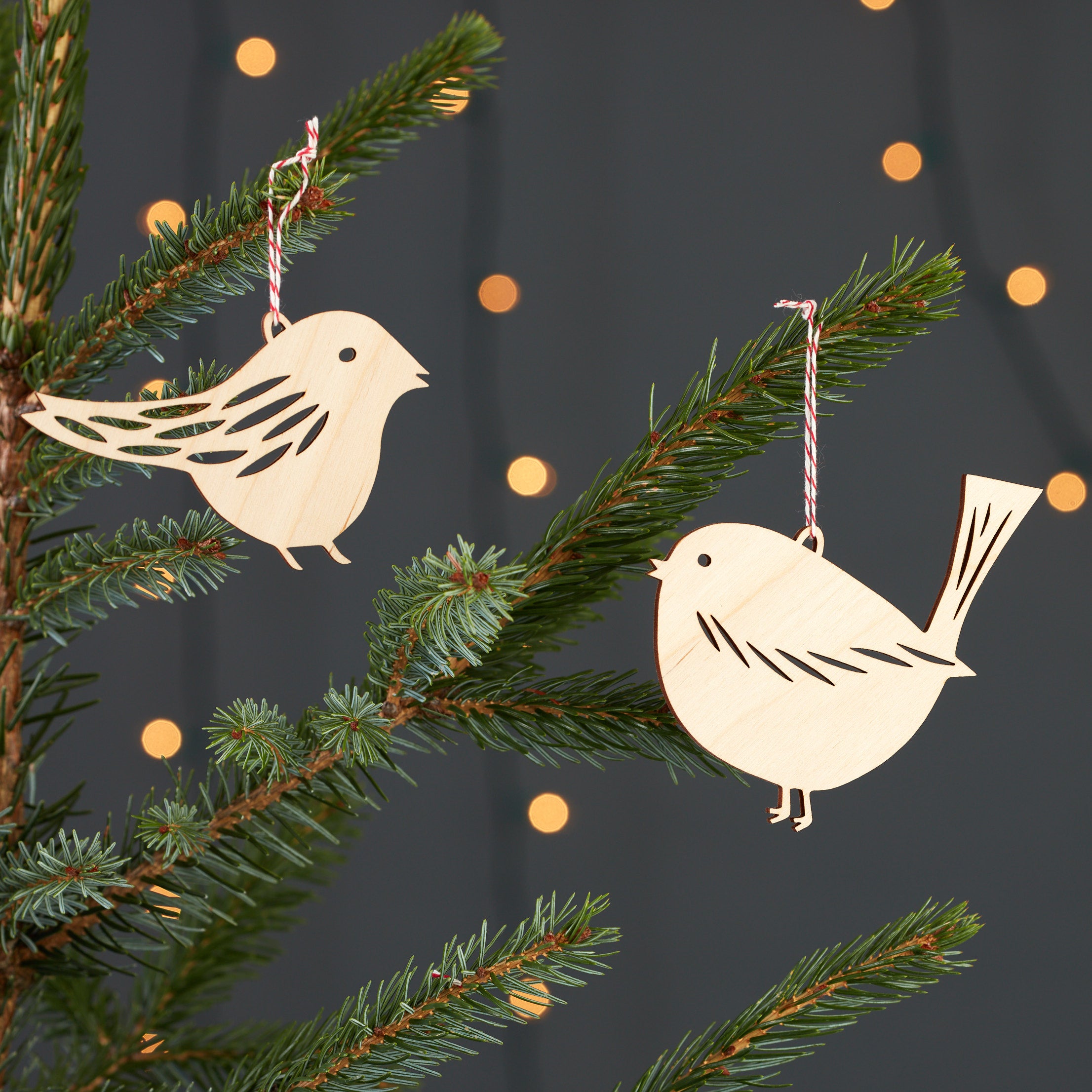 Cute Bird Ornaments