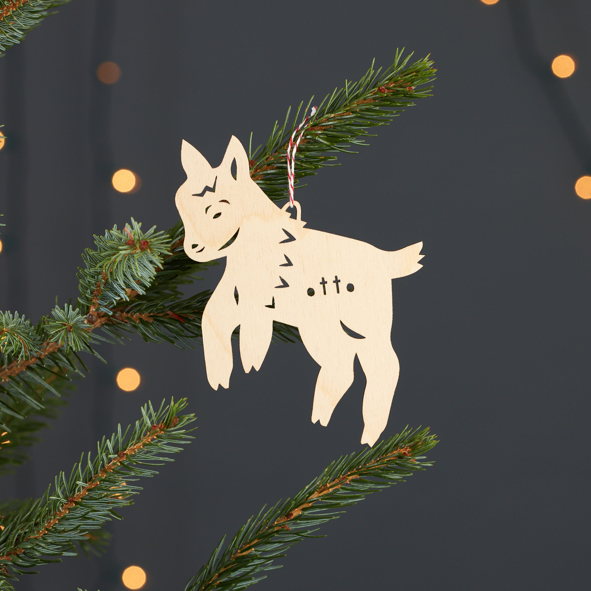 Custom Goat Ornament