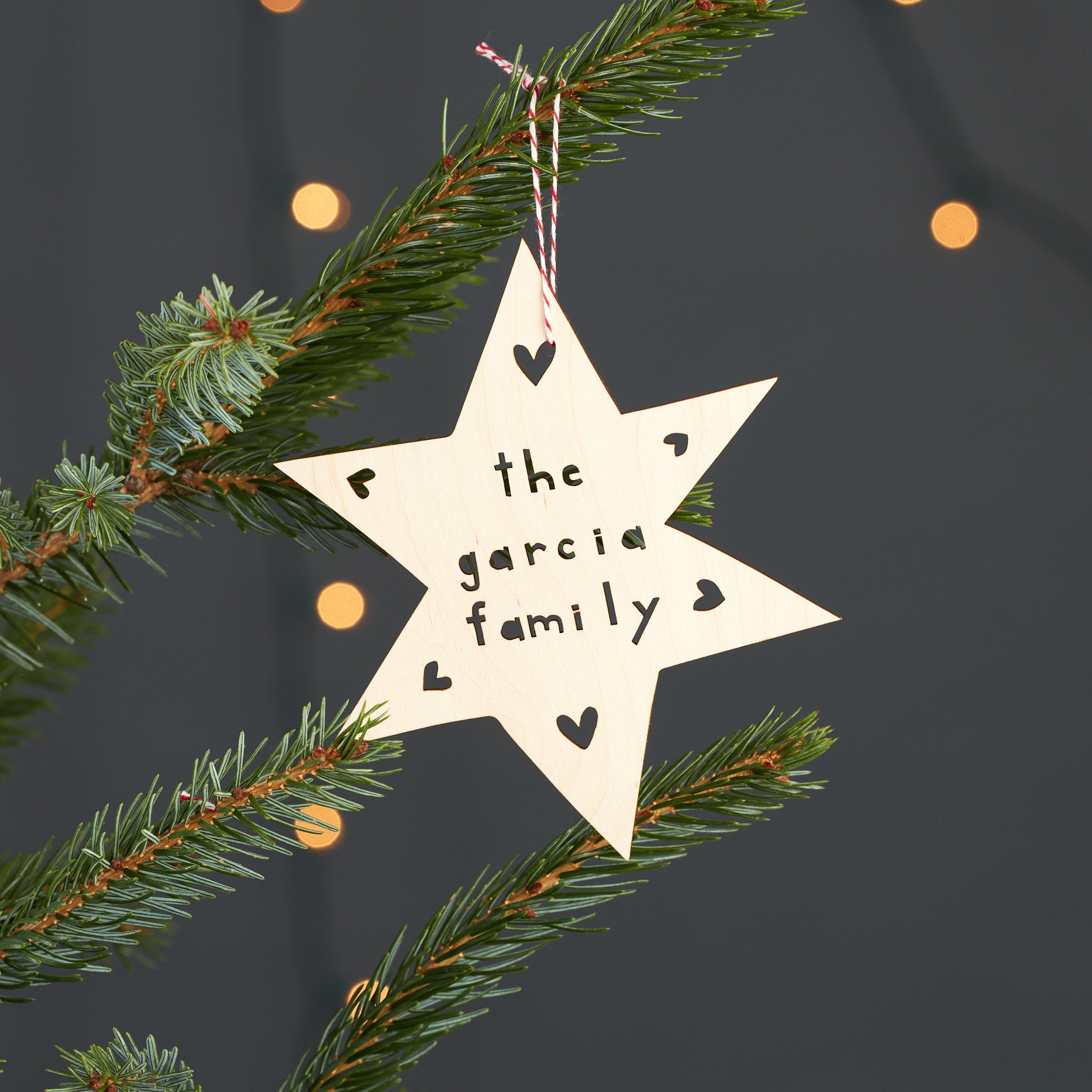 Custom Star Ornament