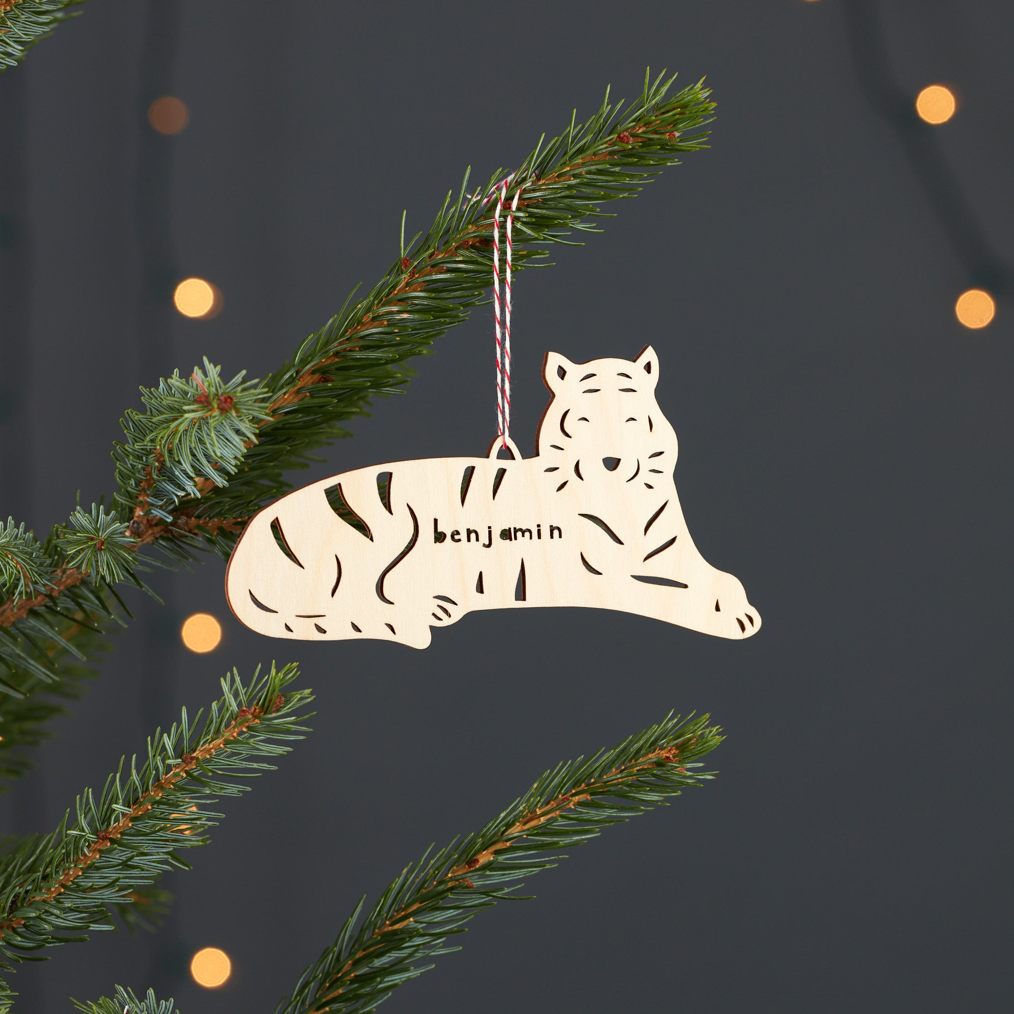 Custom Tiger Ornament