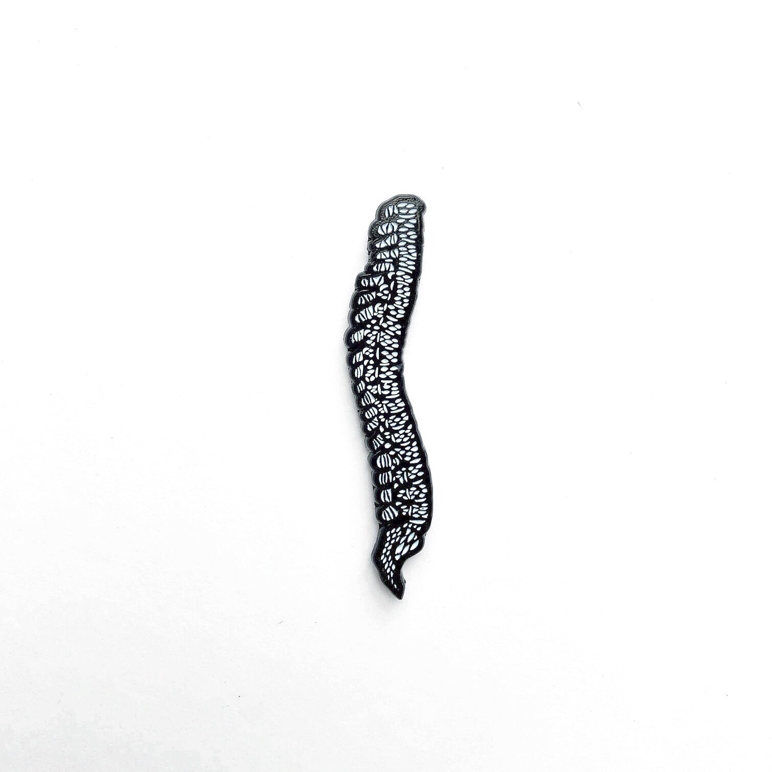 Spine Enamel Pin