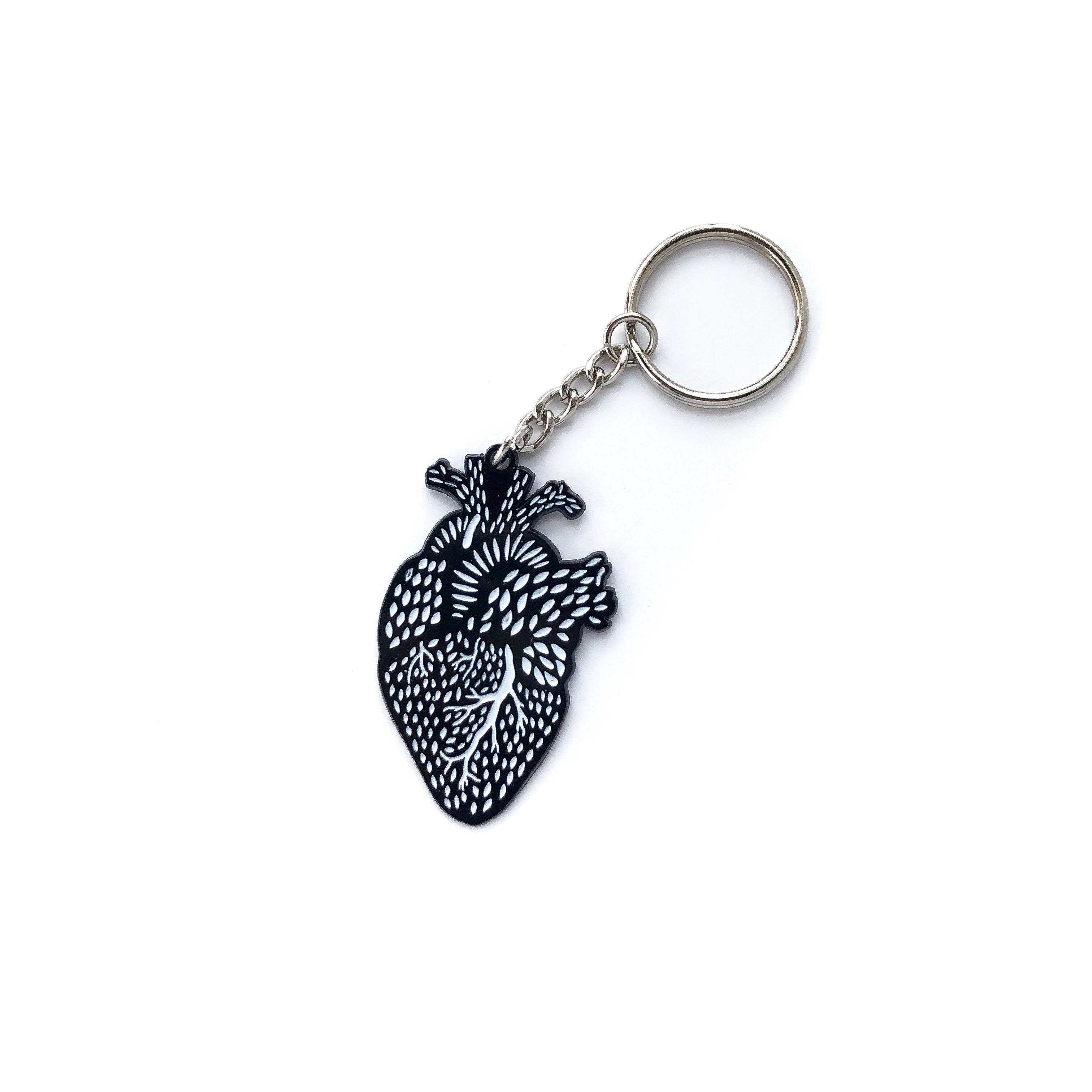 Heart Enamel Keychain