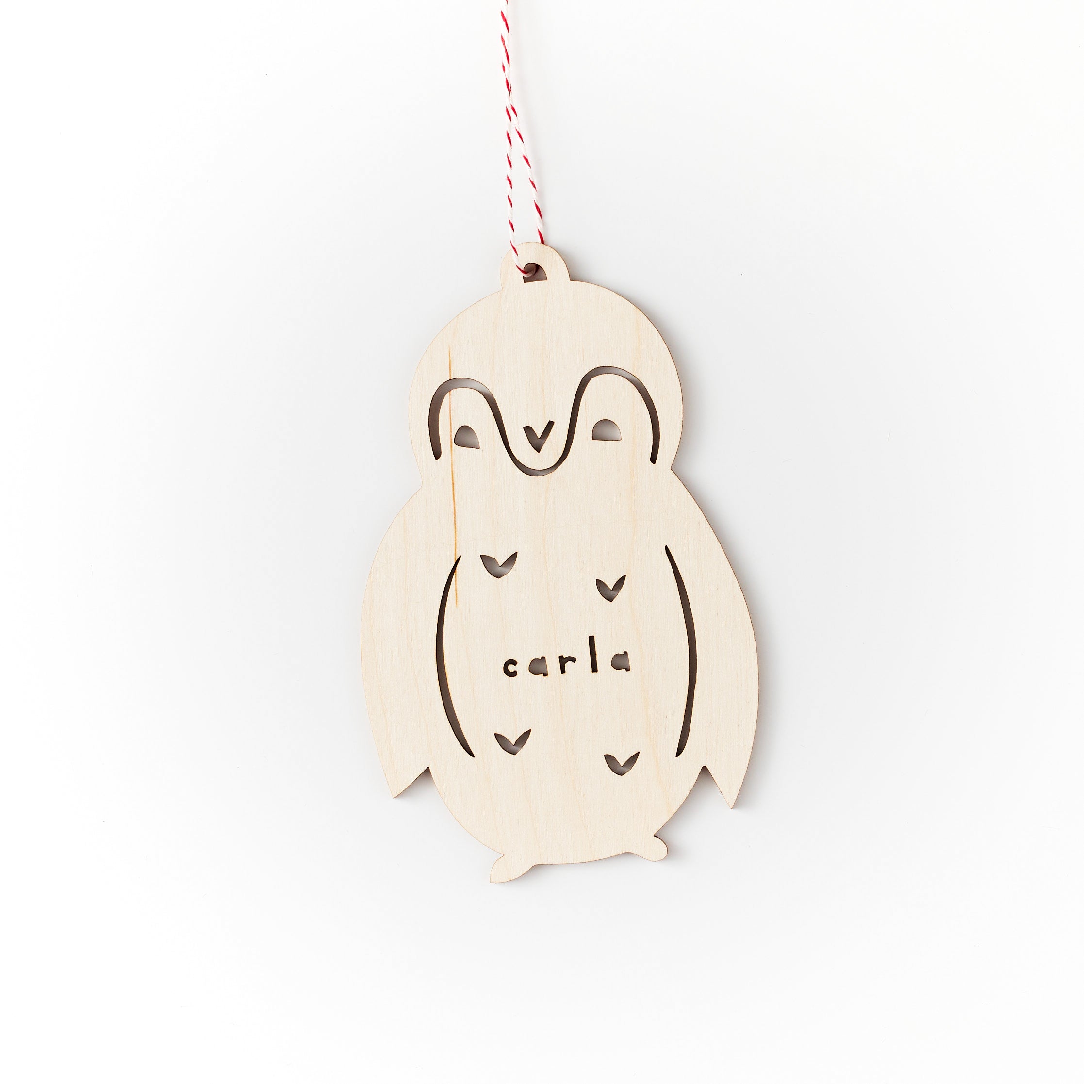 Custom Penguin Ornament