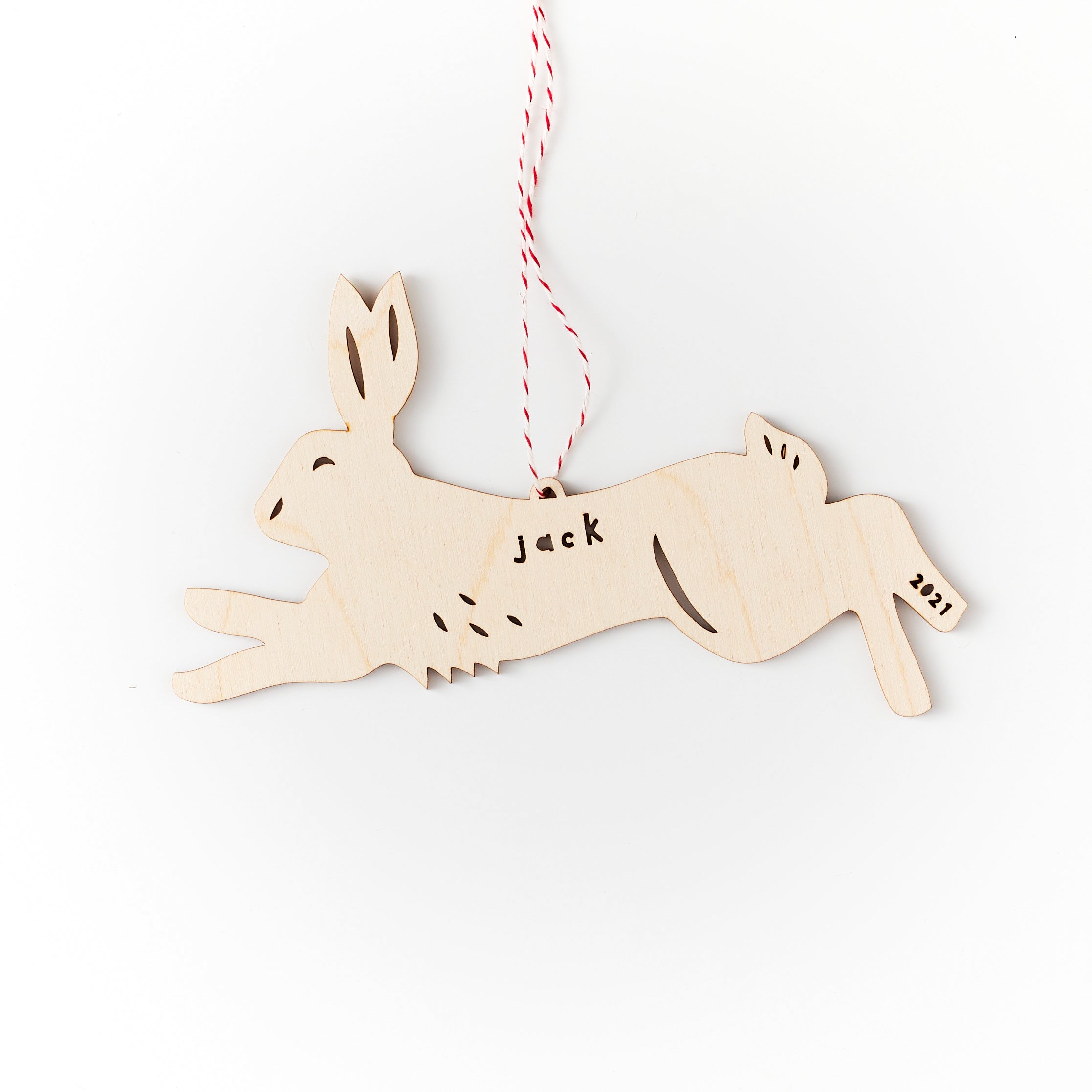 Custom Rabbit Ornament