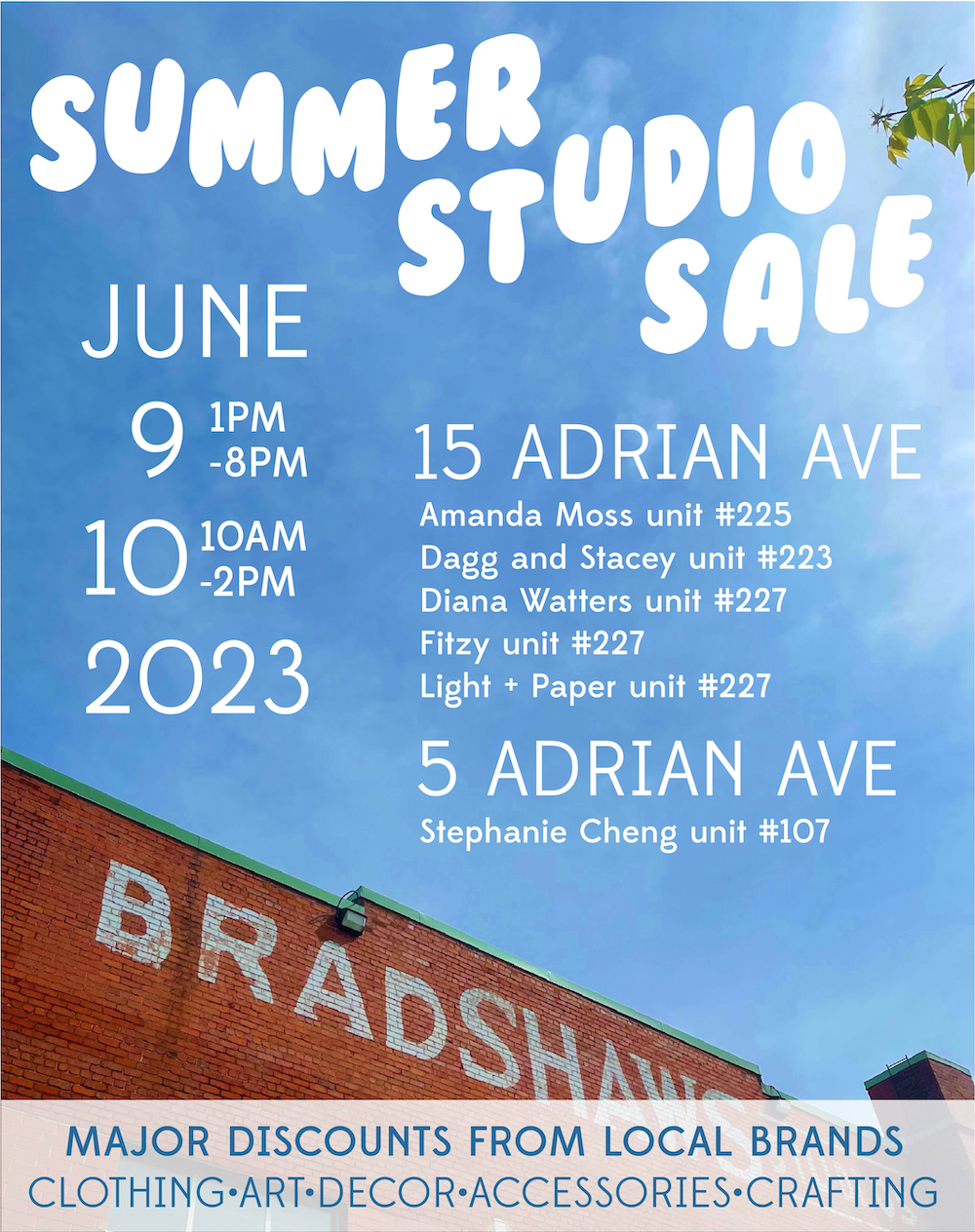 Studio Sale 2023