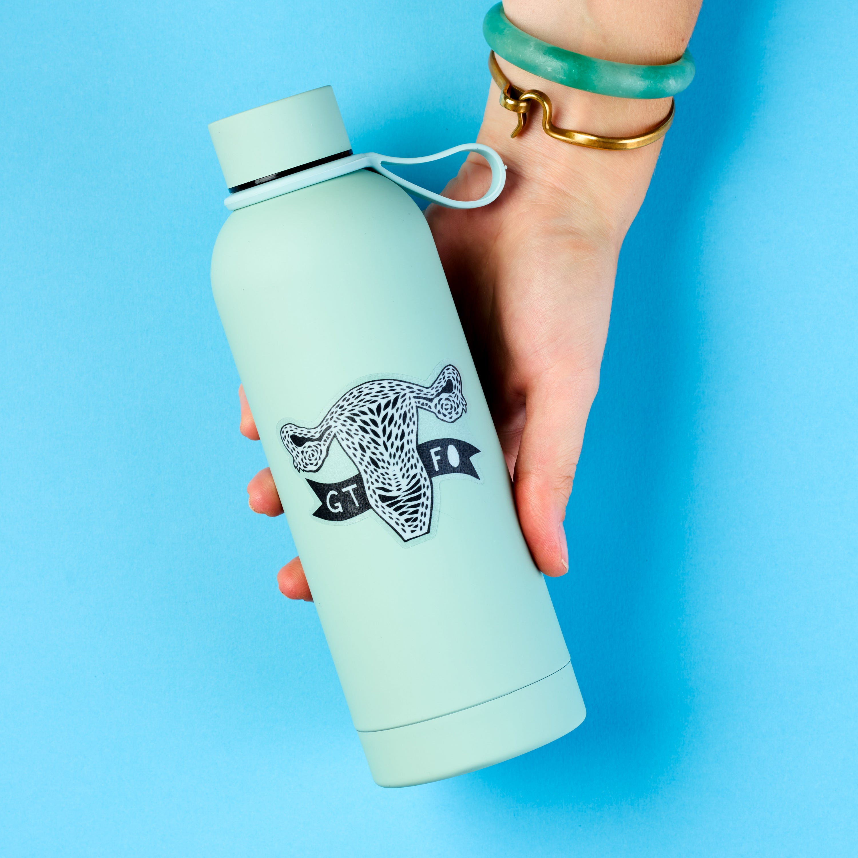 GTFO Uterus Anatomical vinyl sticker