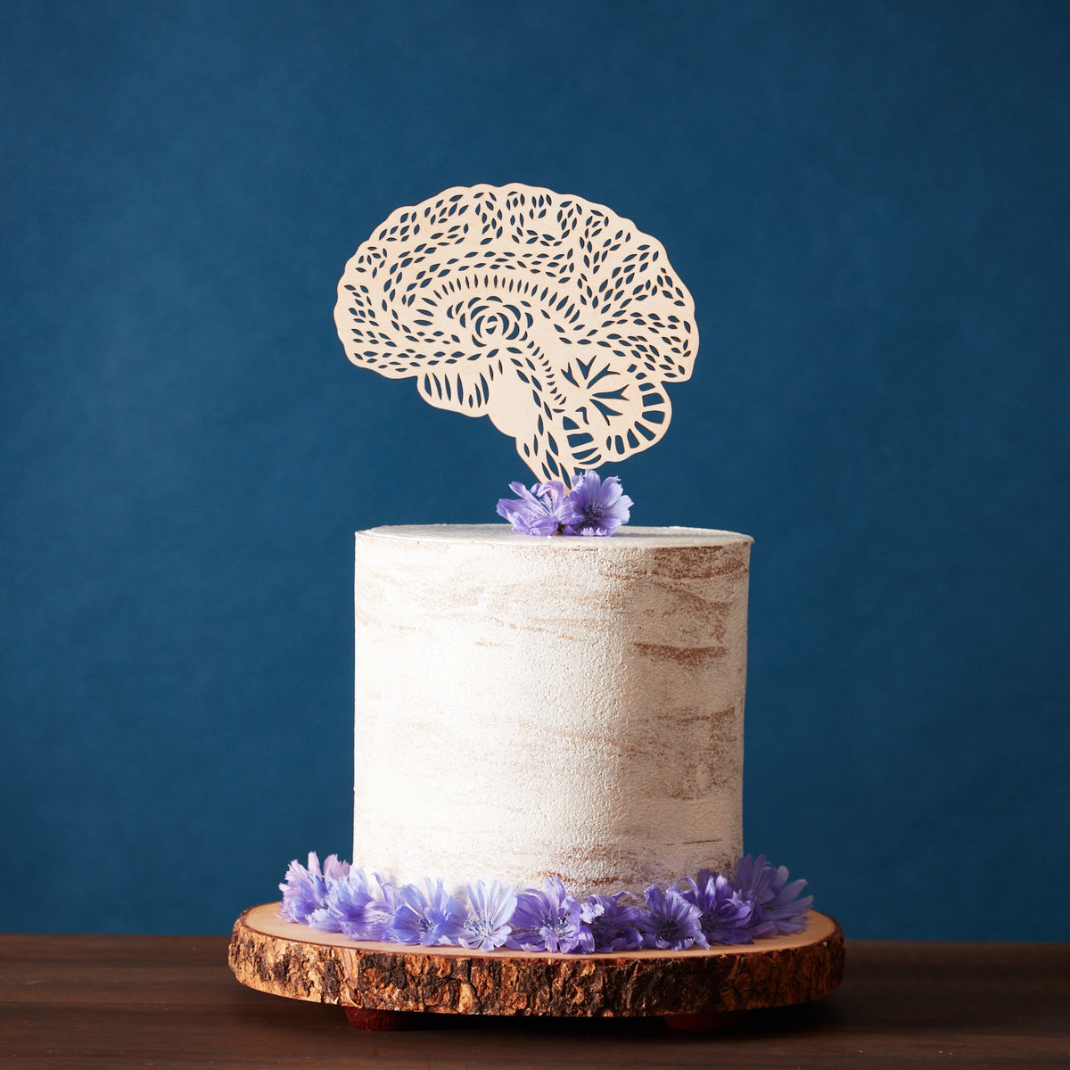Anatomical Brain Cake Topper | Light + Paper