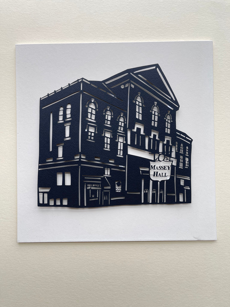 Massey Hall Papercutting Artwork