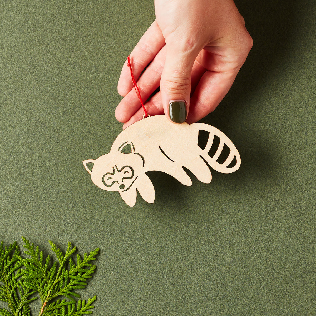 Raccoon Ornament
