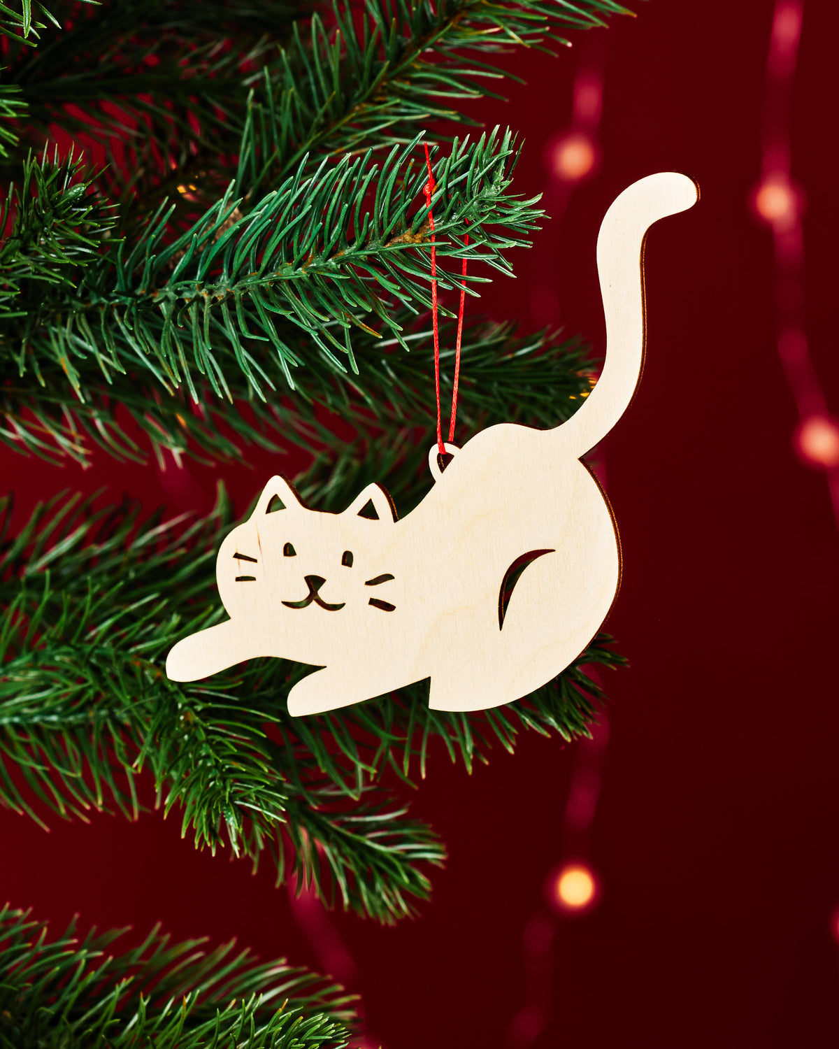 Playful Cat Ornament