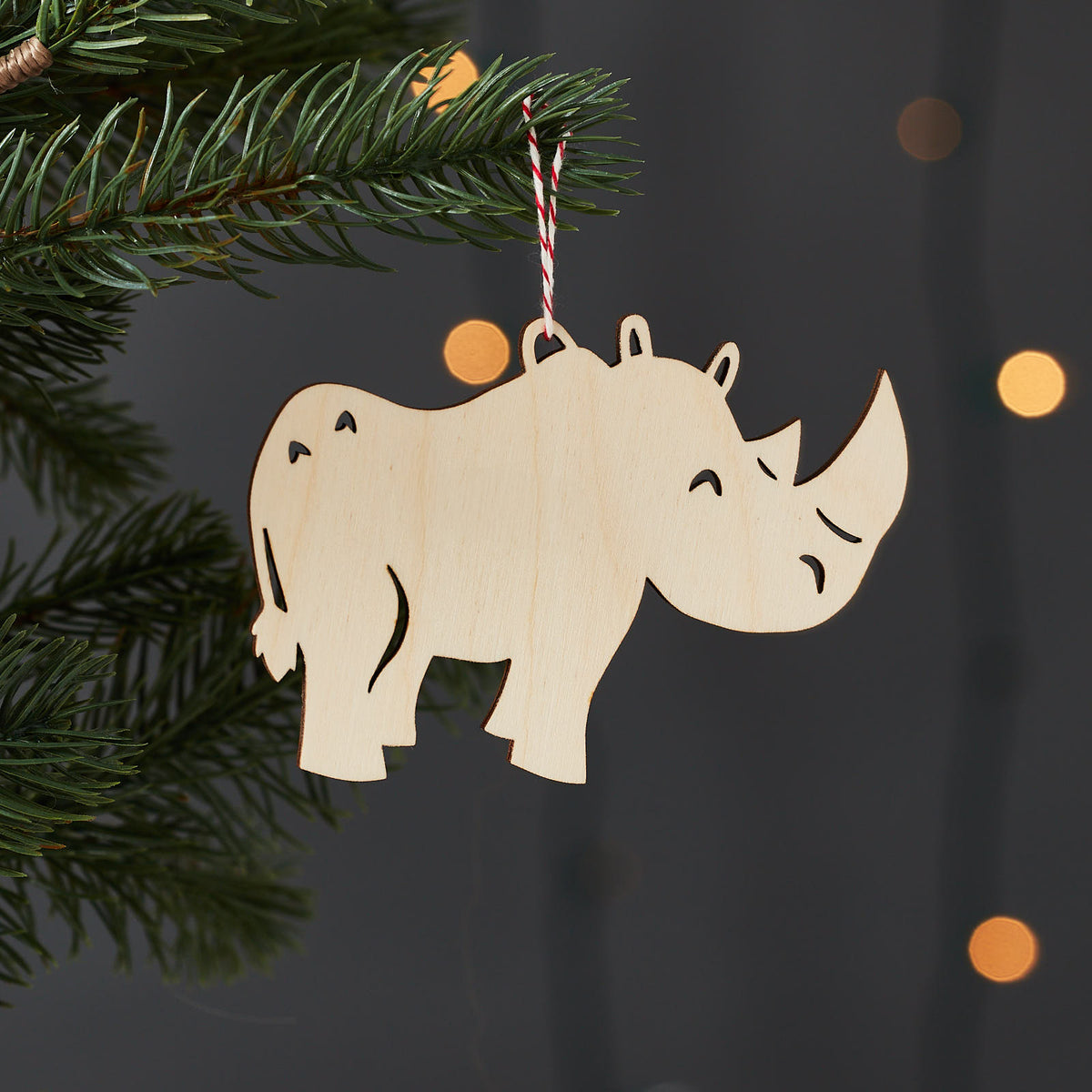 Rhino Ornament