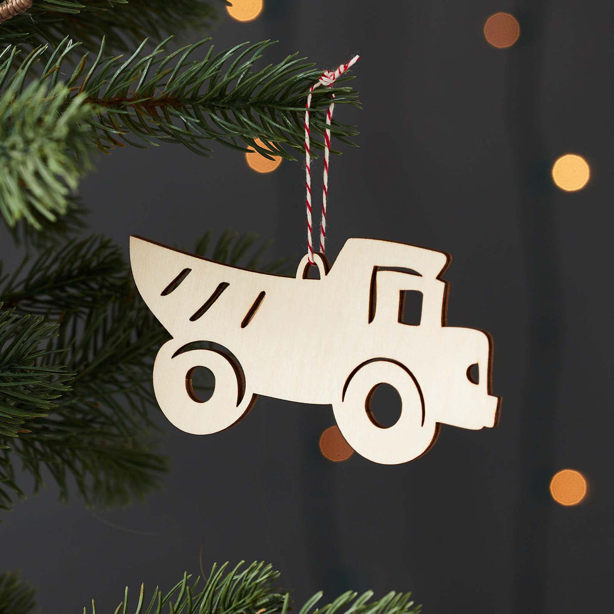 Dump Truck Construction Ornament