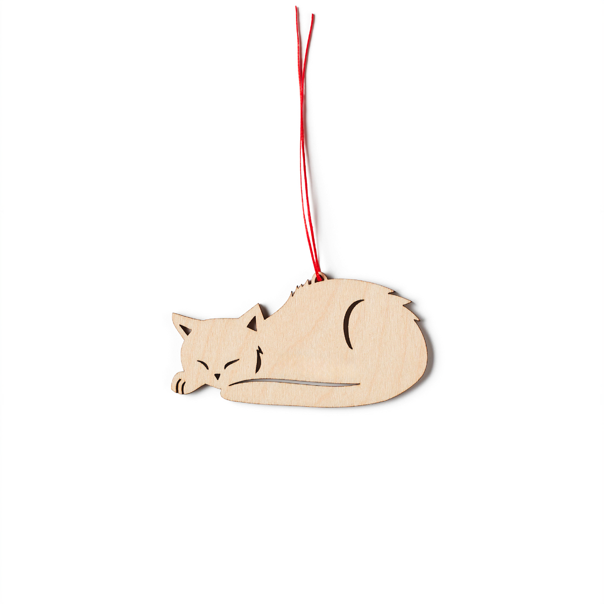 Sleeping Cat Ornament