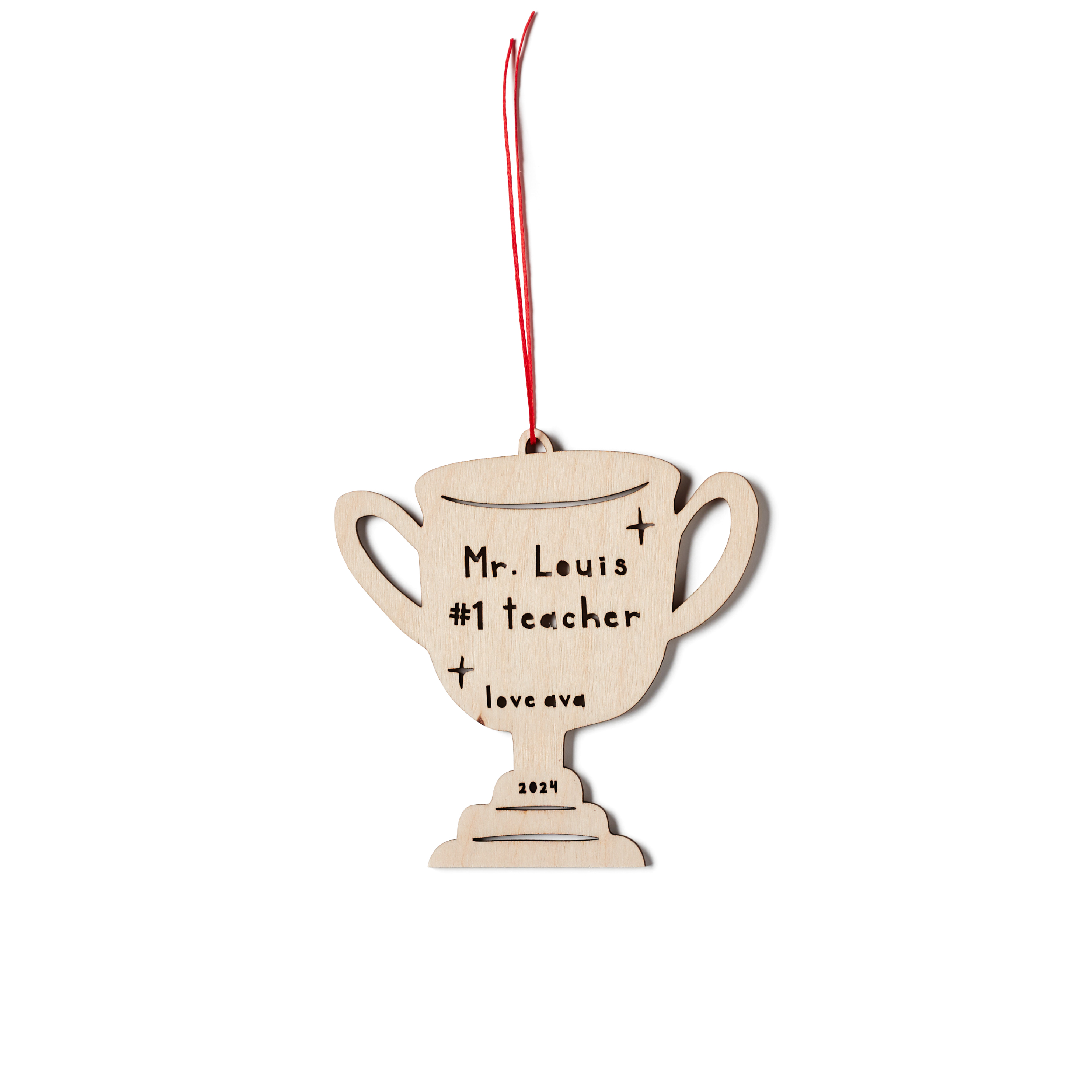 Custom Trophy Award Ornament