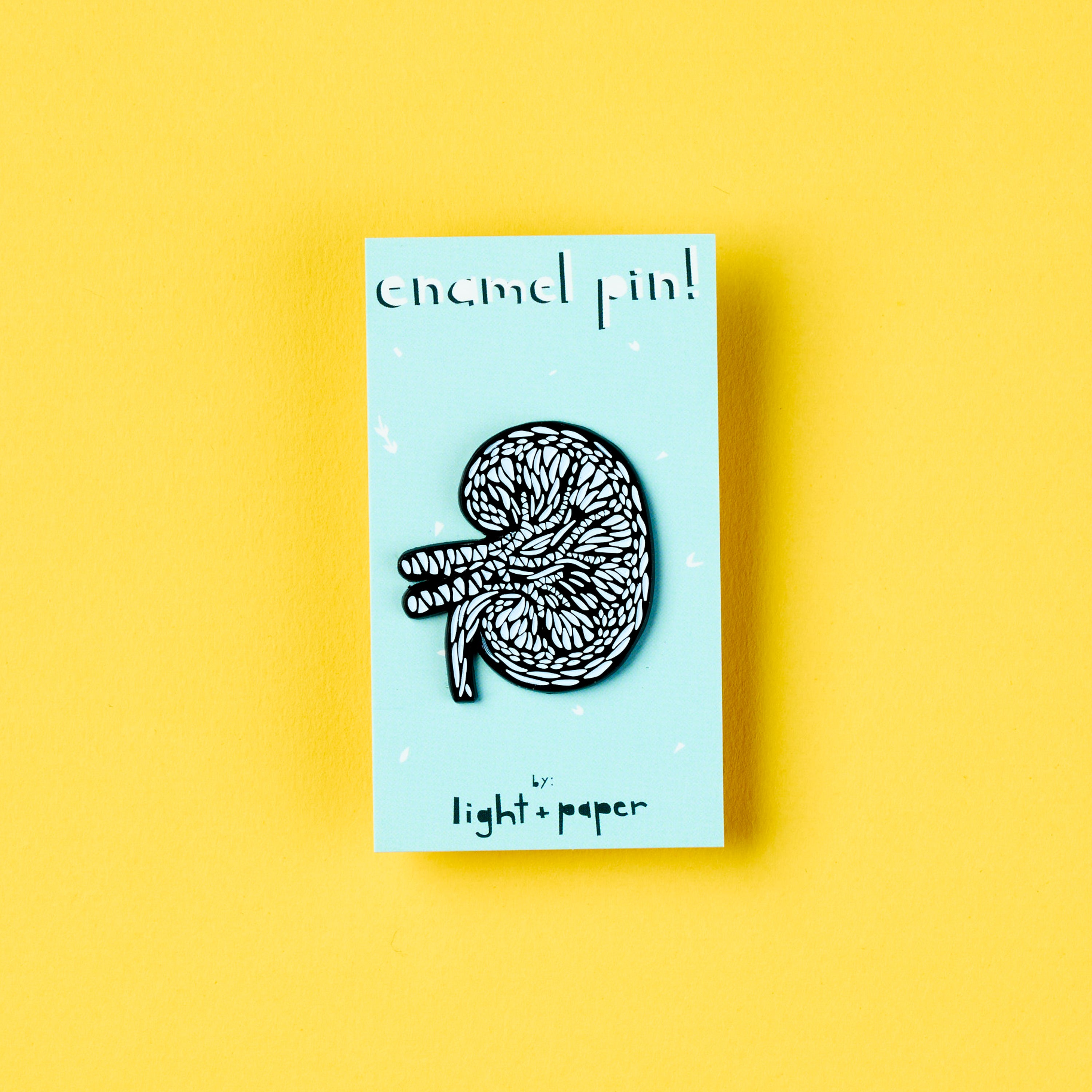 Kidney Enamel Pin