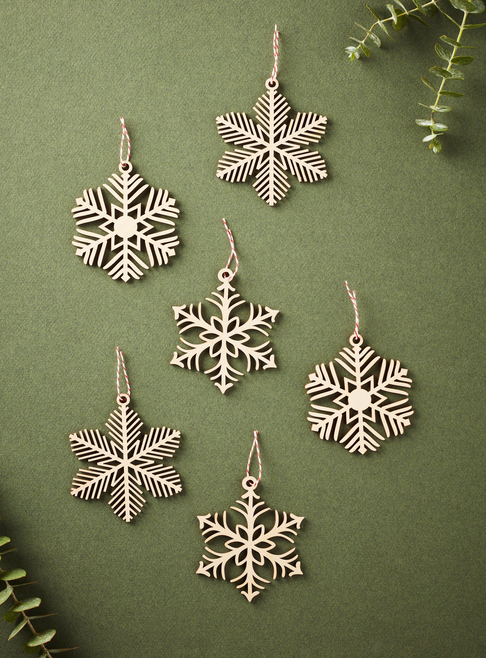 Snowflakes and Stars Ornaments