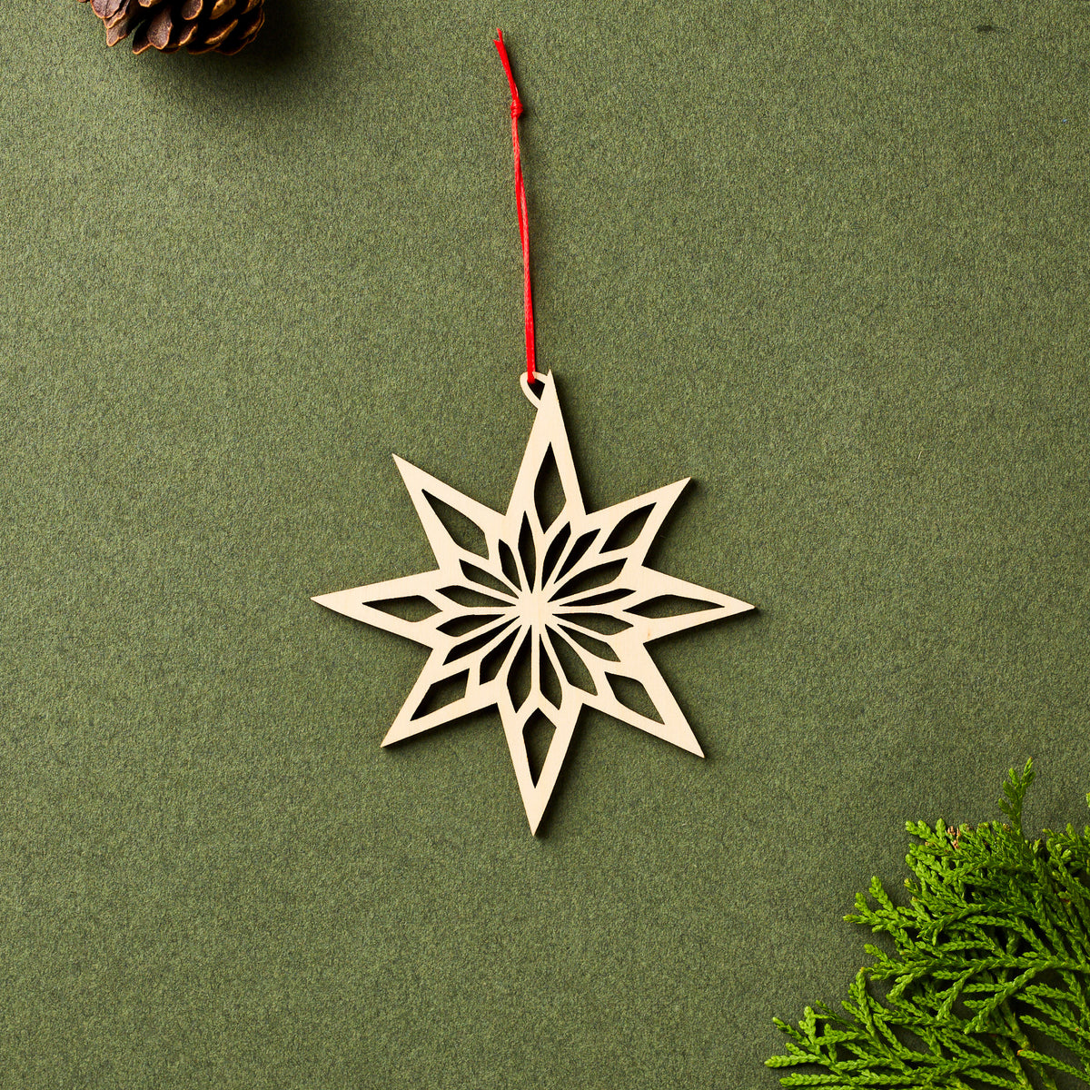Snowflakes and Stars Ornaments