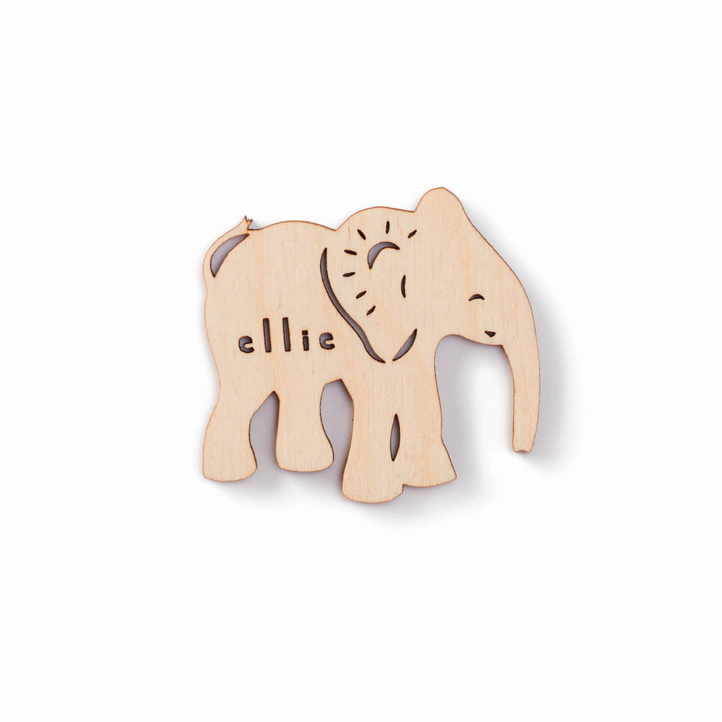 Elephant- Custom Wooden Magnet