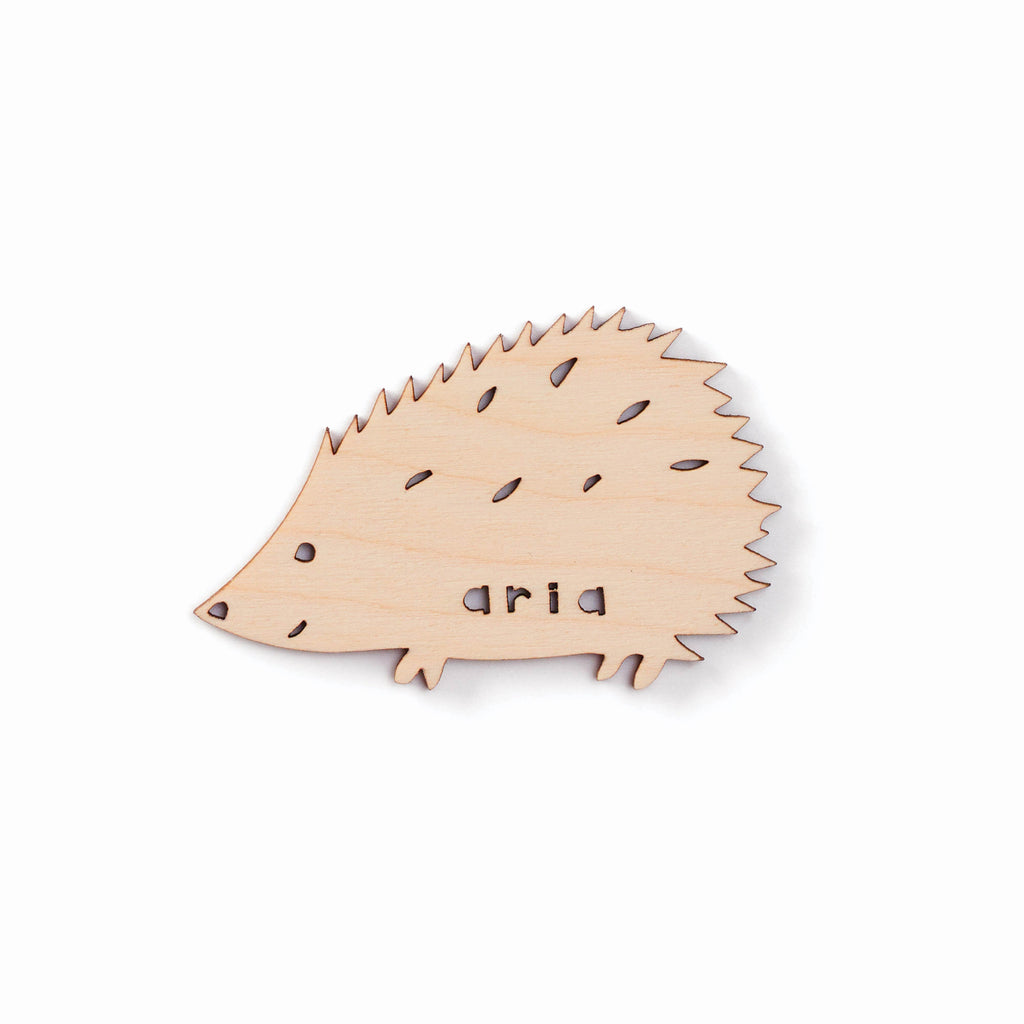 Hedgehog - Custom Wooden Magnet
