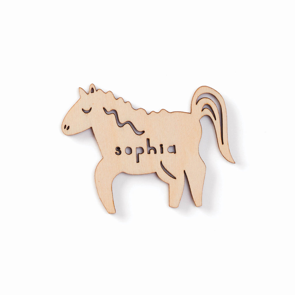 Horse - Custom Wooden Magnet