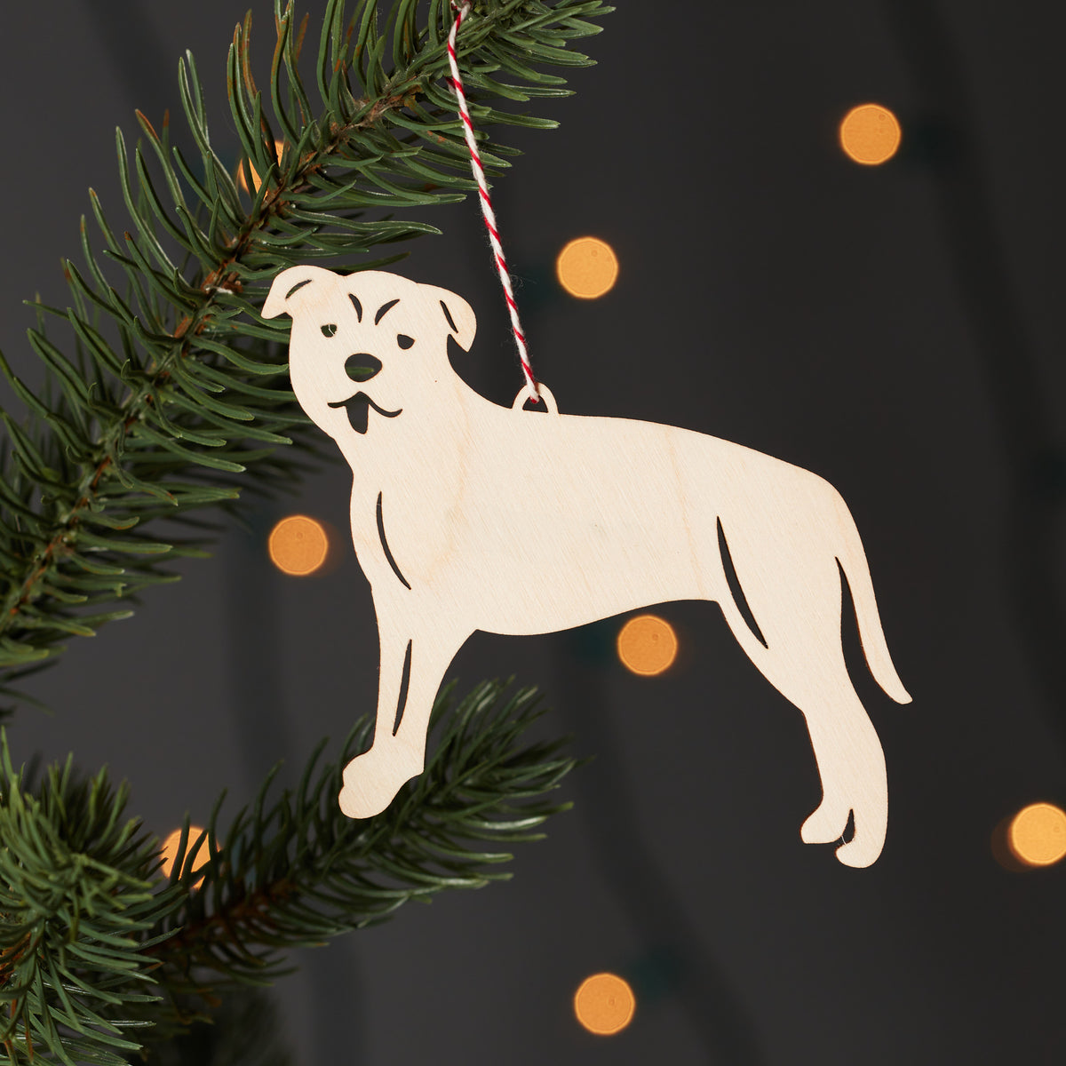 Pit Bull Dog Ornament