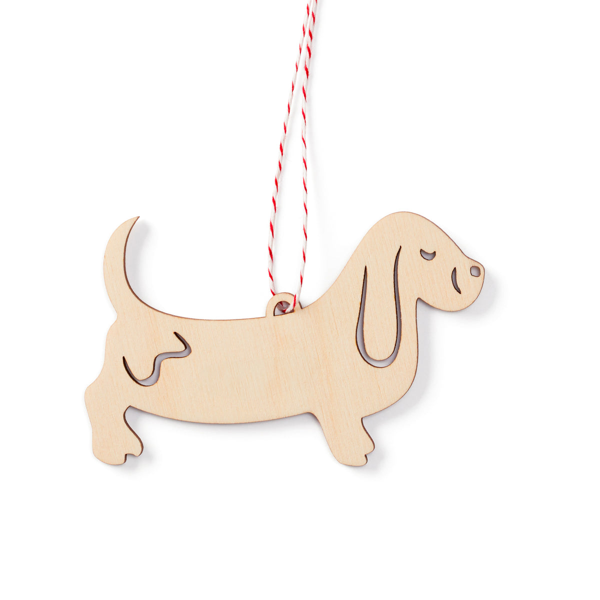 Basset Hound Dog Ornament