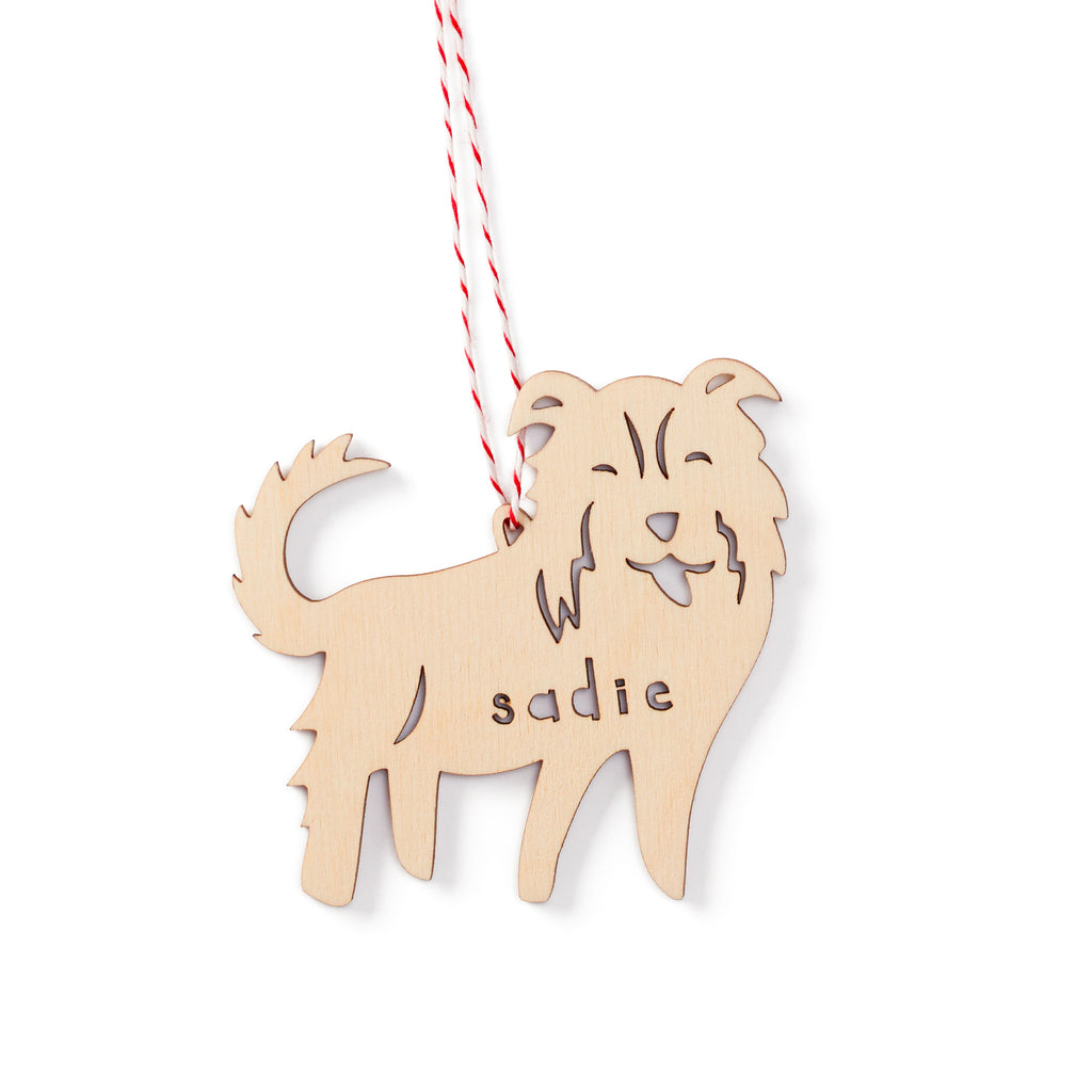 Border Collie/Australian Shepherd - Dog Custom Ornament