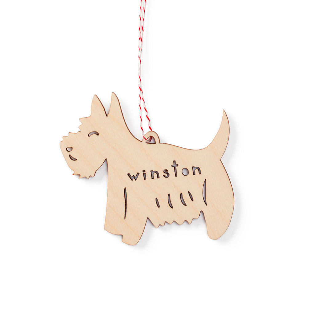 Scottie/Westie Terrier - Dog Custom Ornament