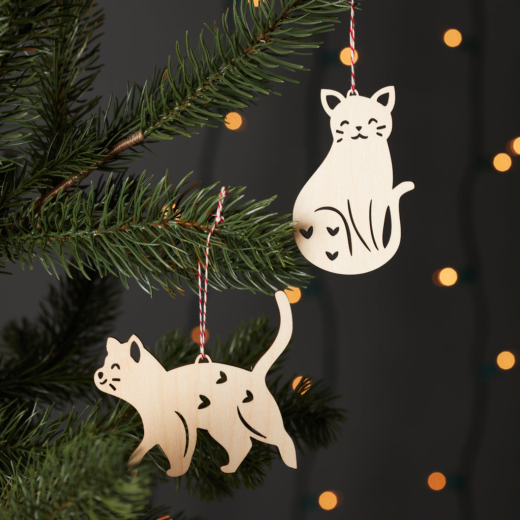 Cute Cat Kitten Ornaments
