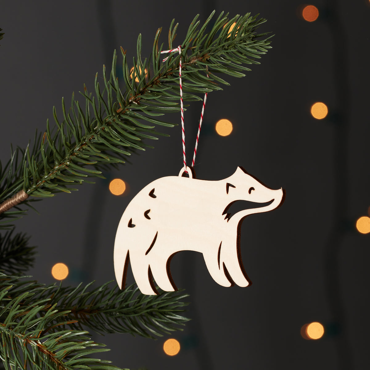 Badger Ornament