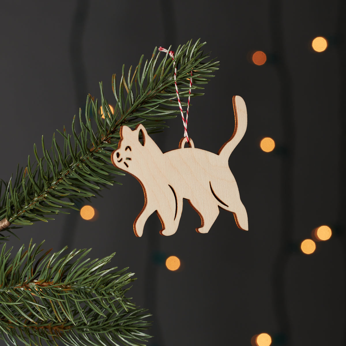 Walking Cat Ornament