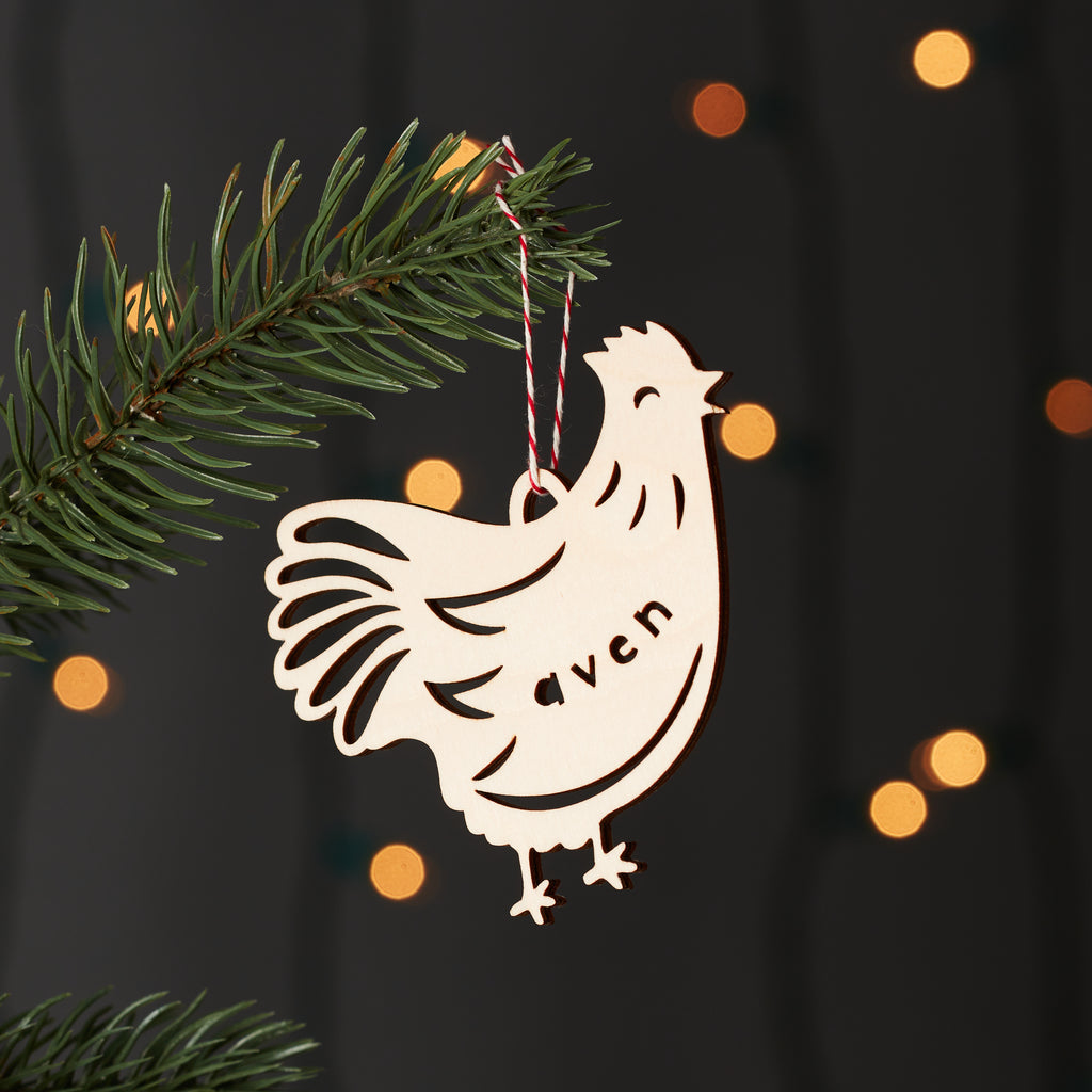 Chicken Custom Ornament