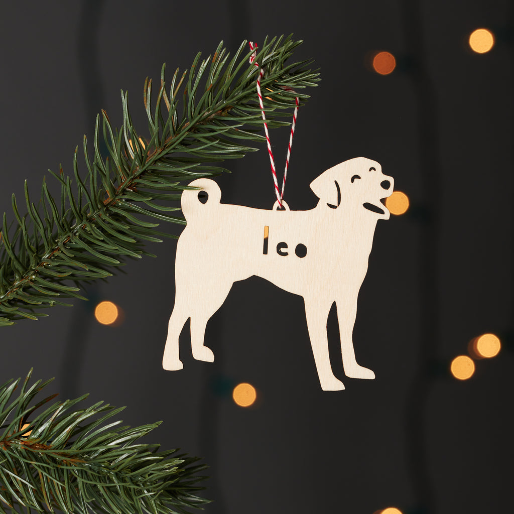 Lab - Dog Custom Ornament