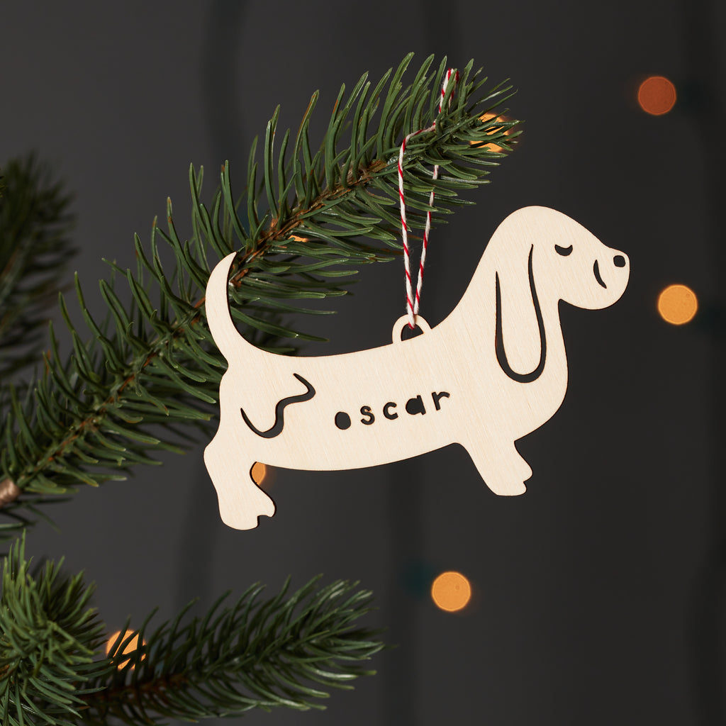 Basset Hound - Dog Custom Ornament