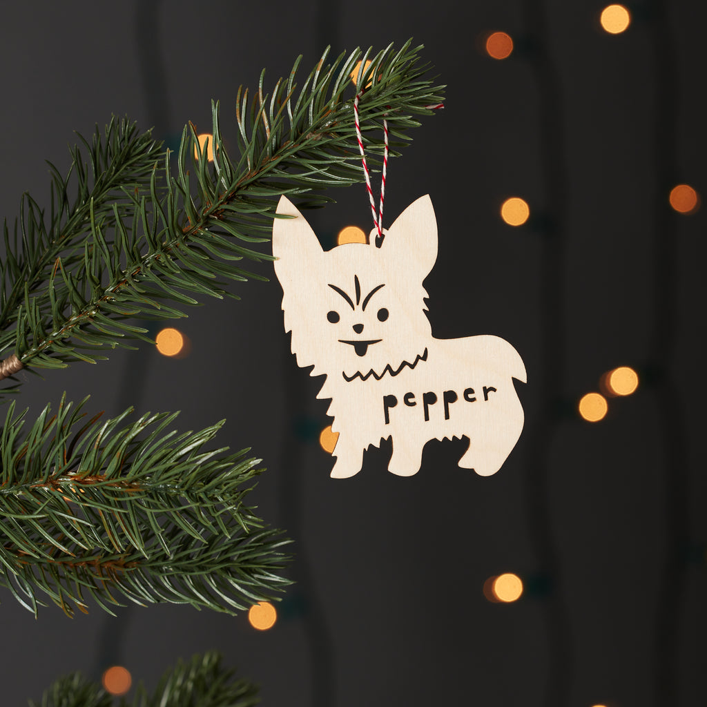 Yorkie - Dog Custom Ornament