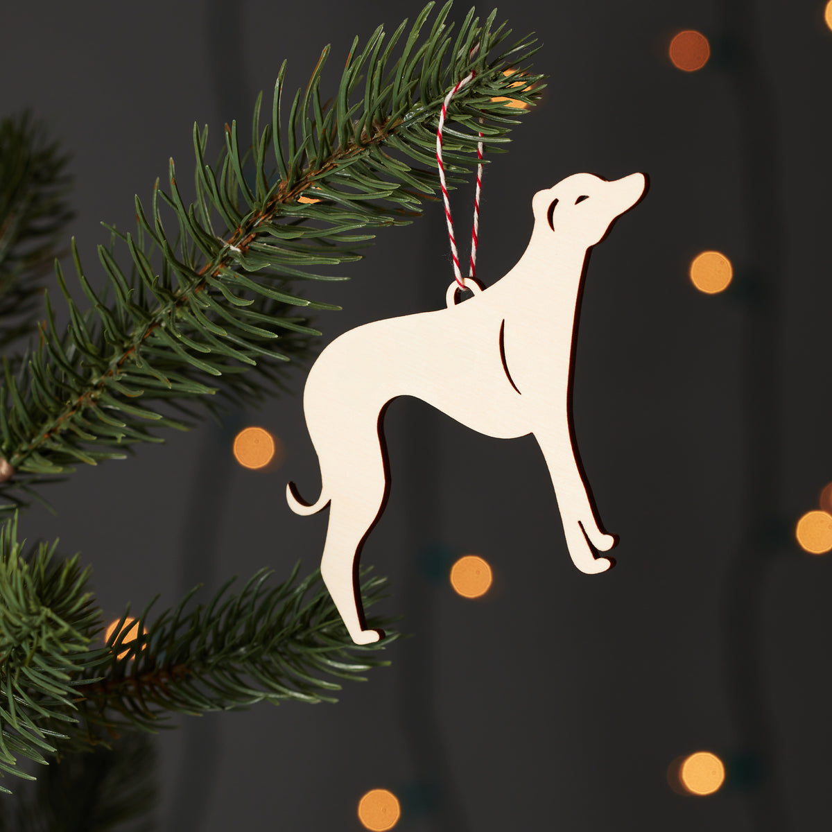 Greyhound Dog Ornament