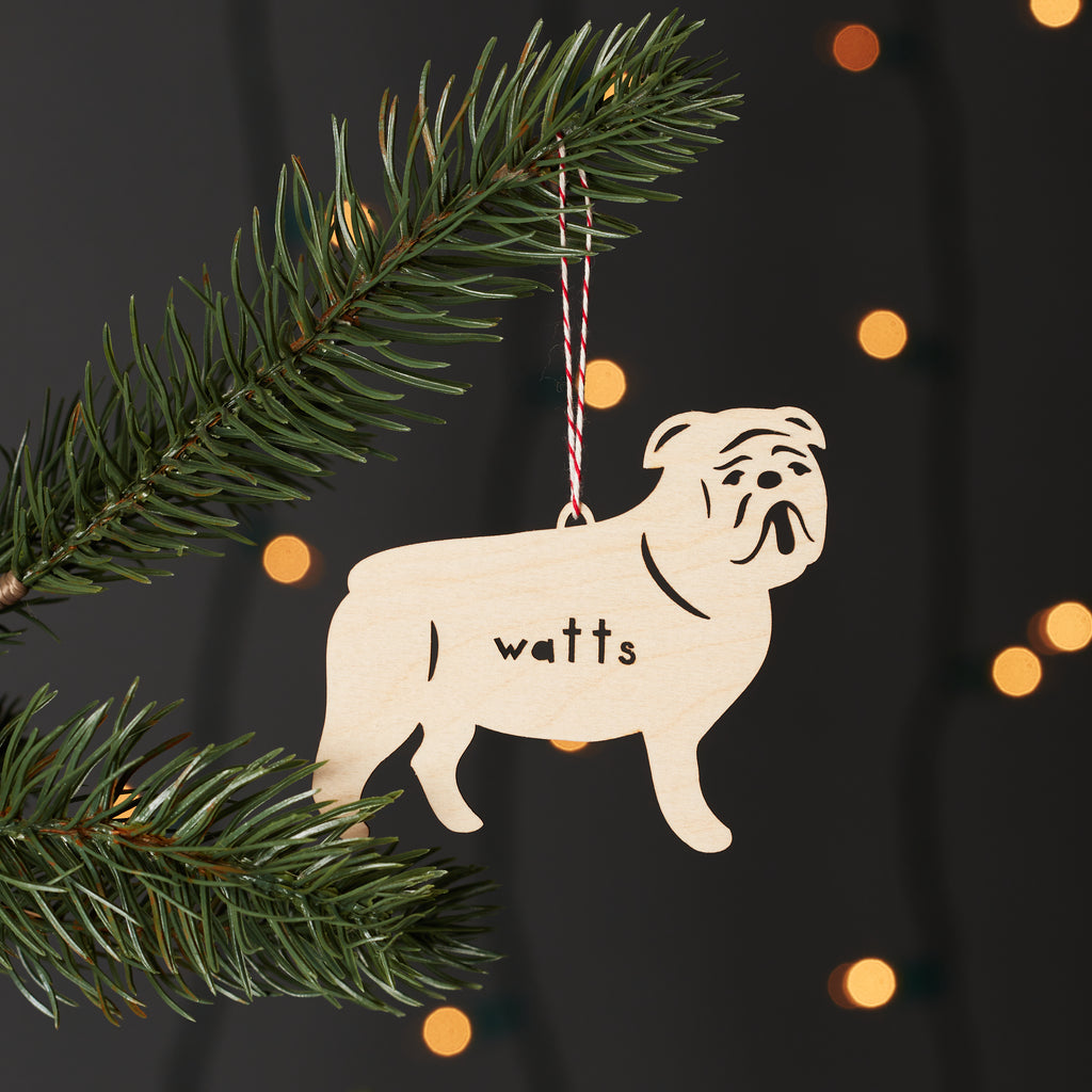 Bulldog Mix - Dog Custom Ornament