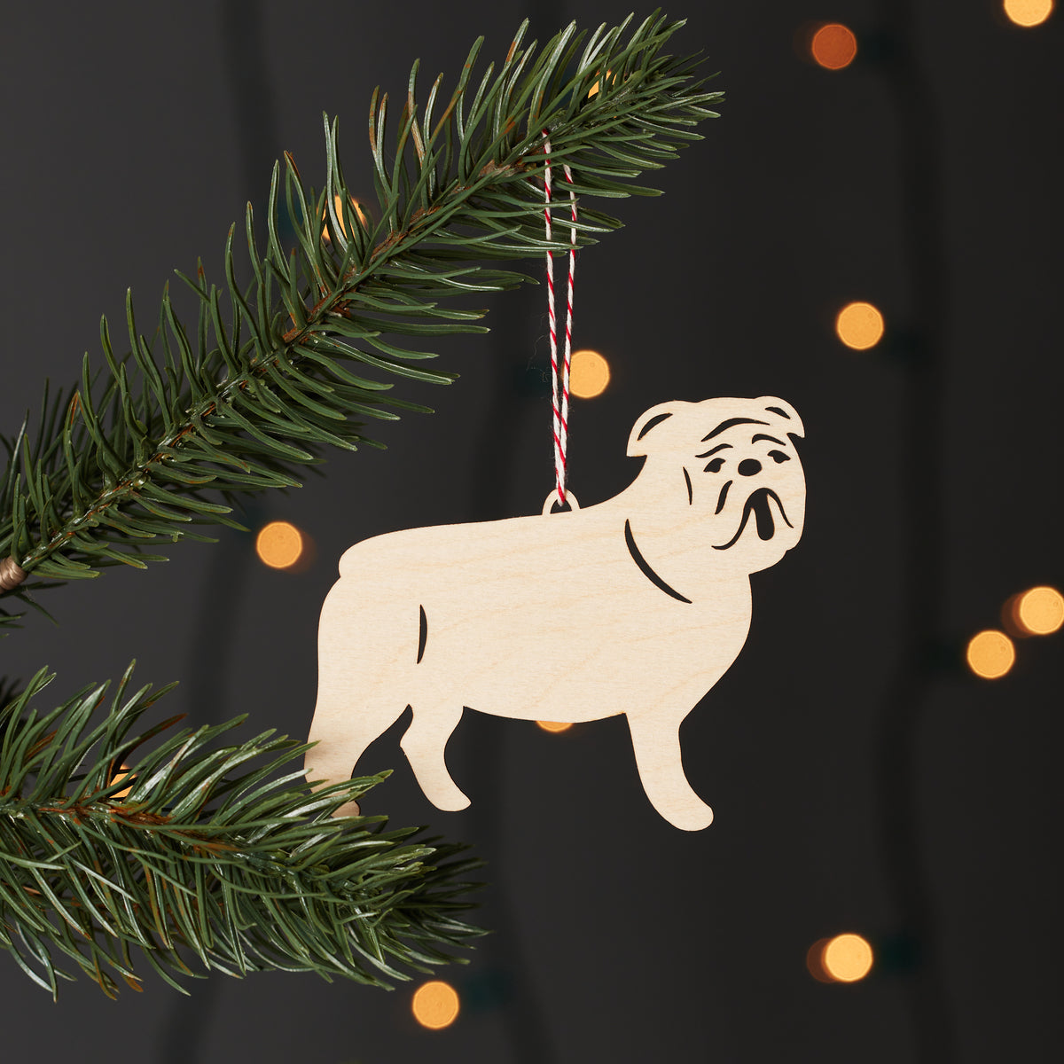 Bulldog Mix Dog Ornament