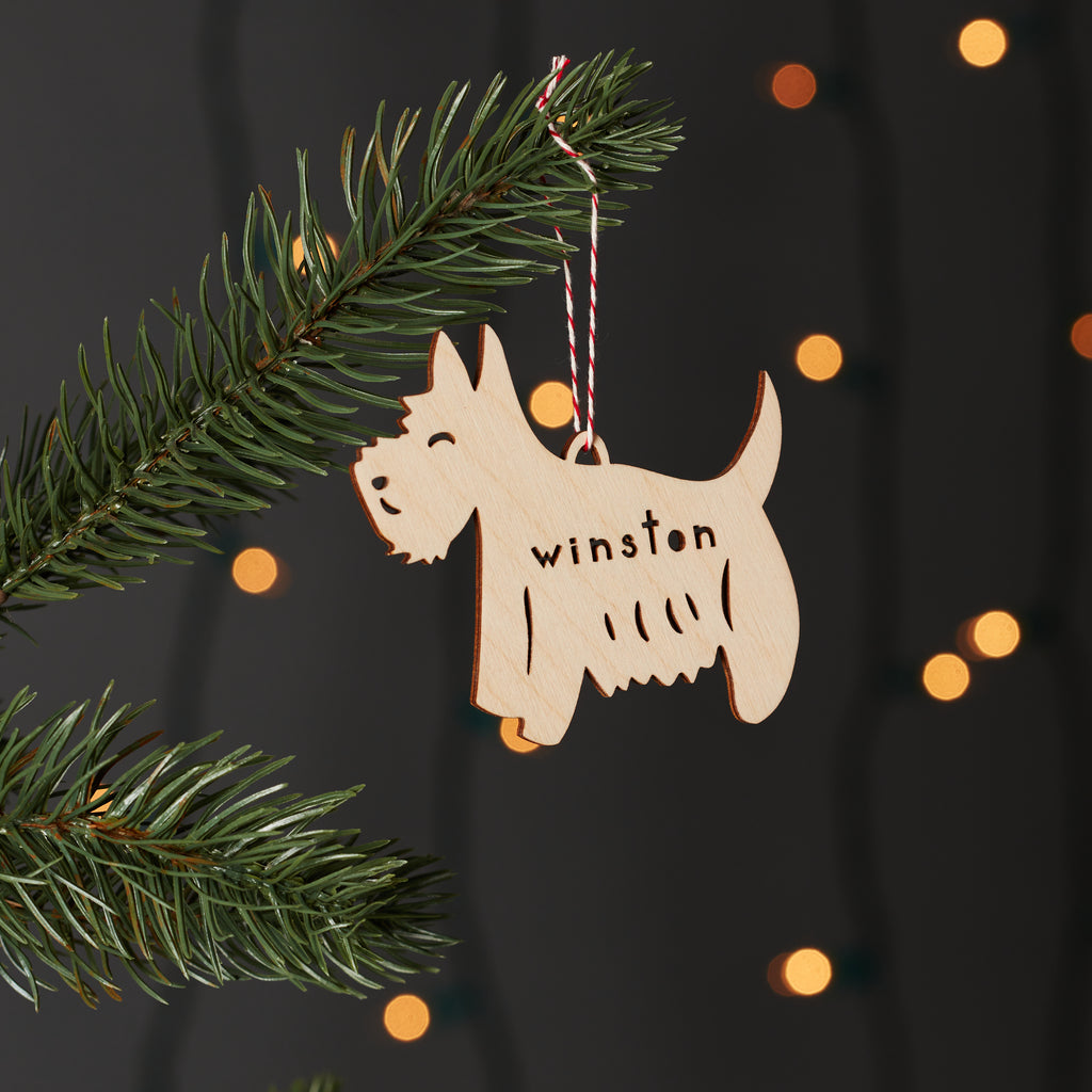 Scottie/Westie Terrier - Dog Custom Ornament