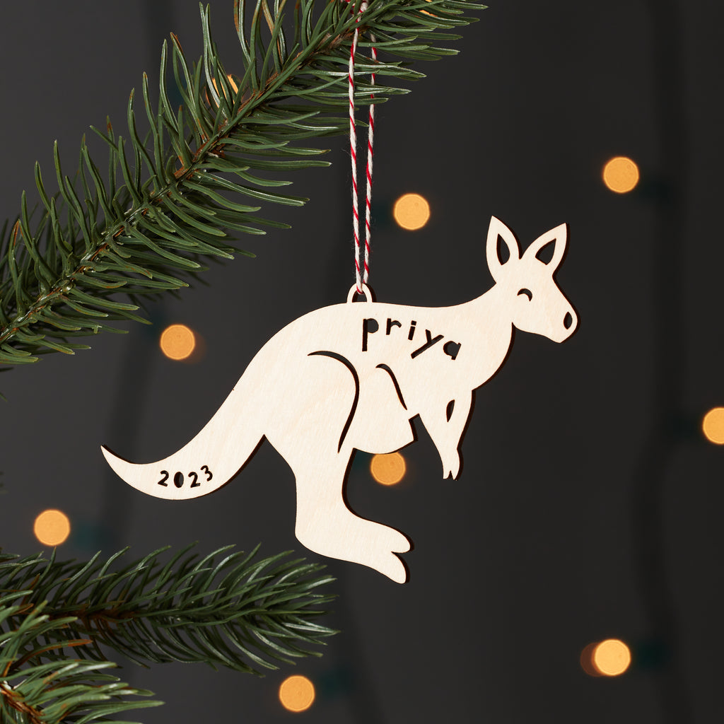 Kangaroo Custom Ornament